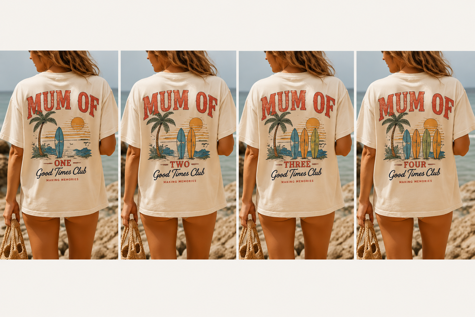 T-SHIRT VINTAGE MUM OF ( DOS)
