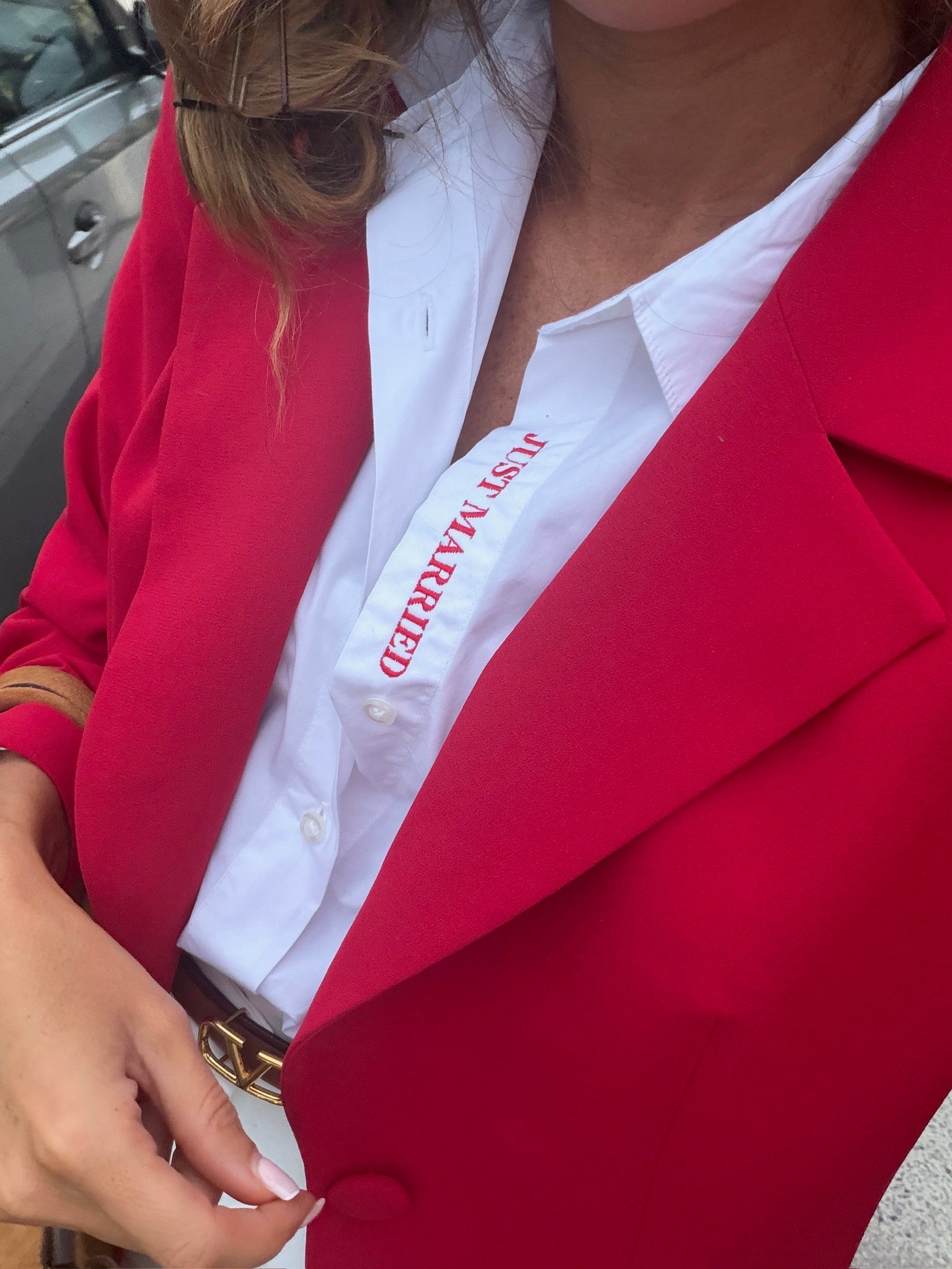 CHEMISE BRODÉE JUST MARRIED X SALOMÉ
