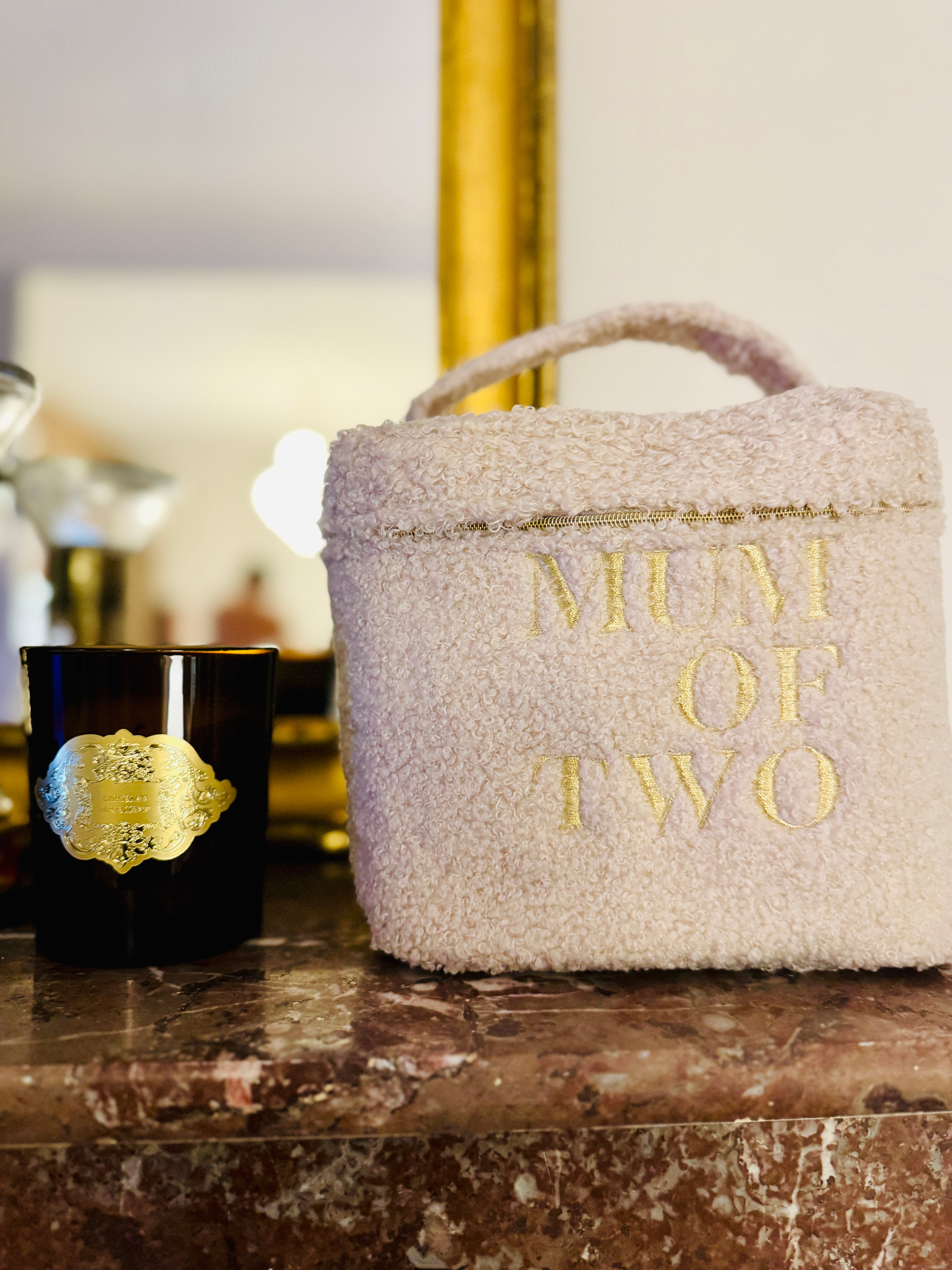 VANITY SHERPA Broderie DORÉE