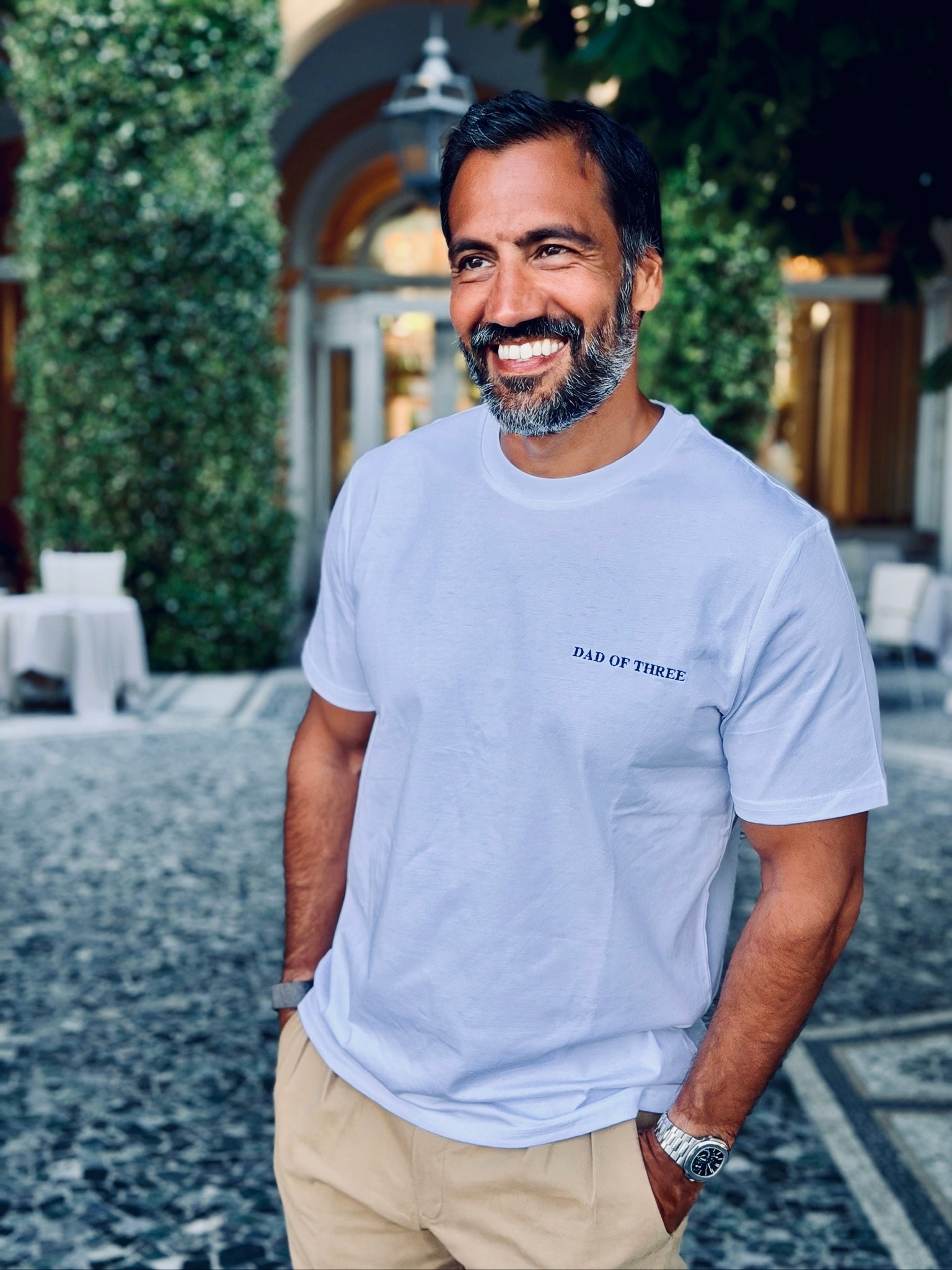 T-SHIRT BRODÉ BLEU MARINE DAD OF X SALOMÉ