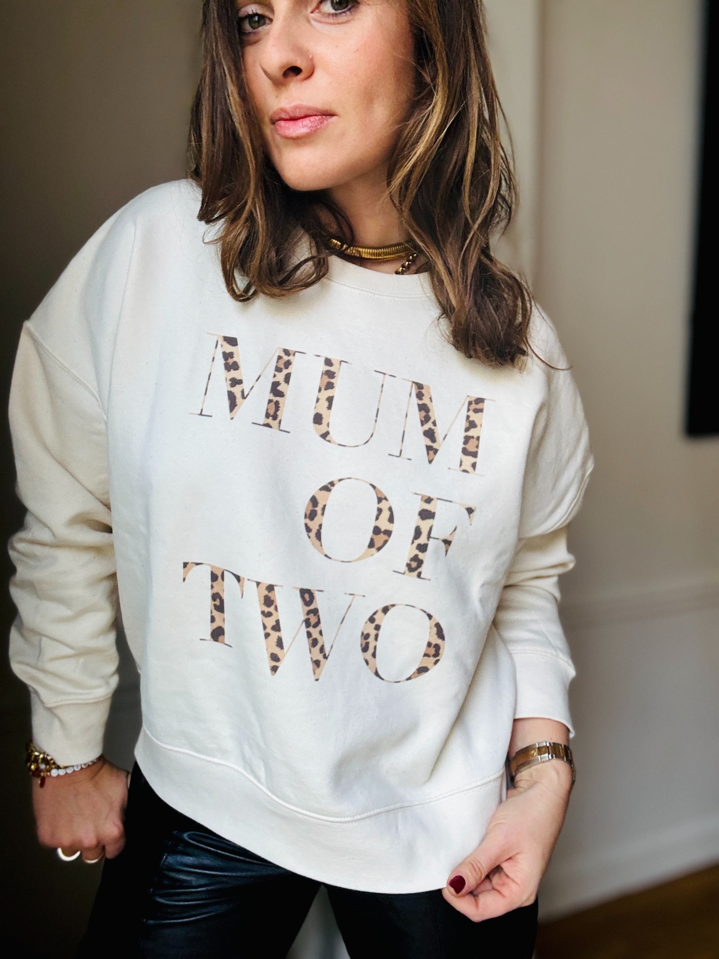 MUM OF SWEATSHIRT: LEOPARD ALMA