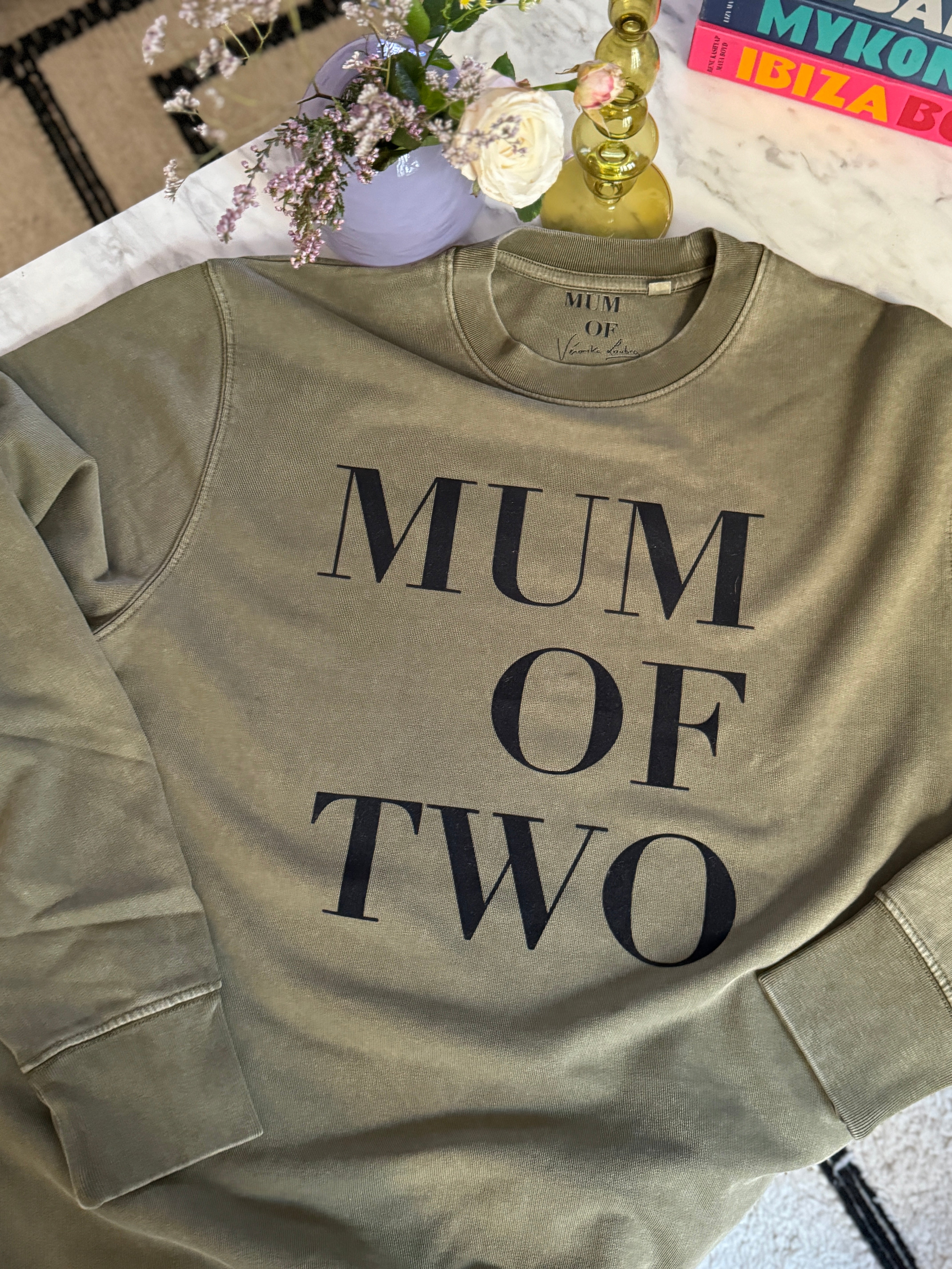DUO SWEAT-SHIRTS VERONIKA X MUM OF KAKI VINTAGE & NOIR