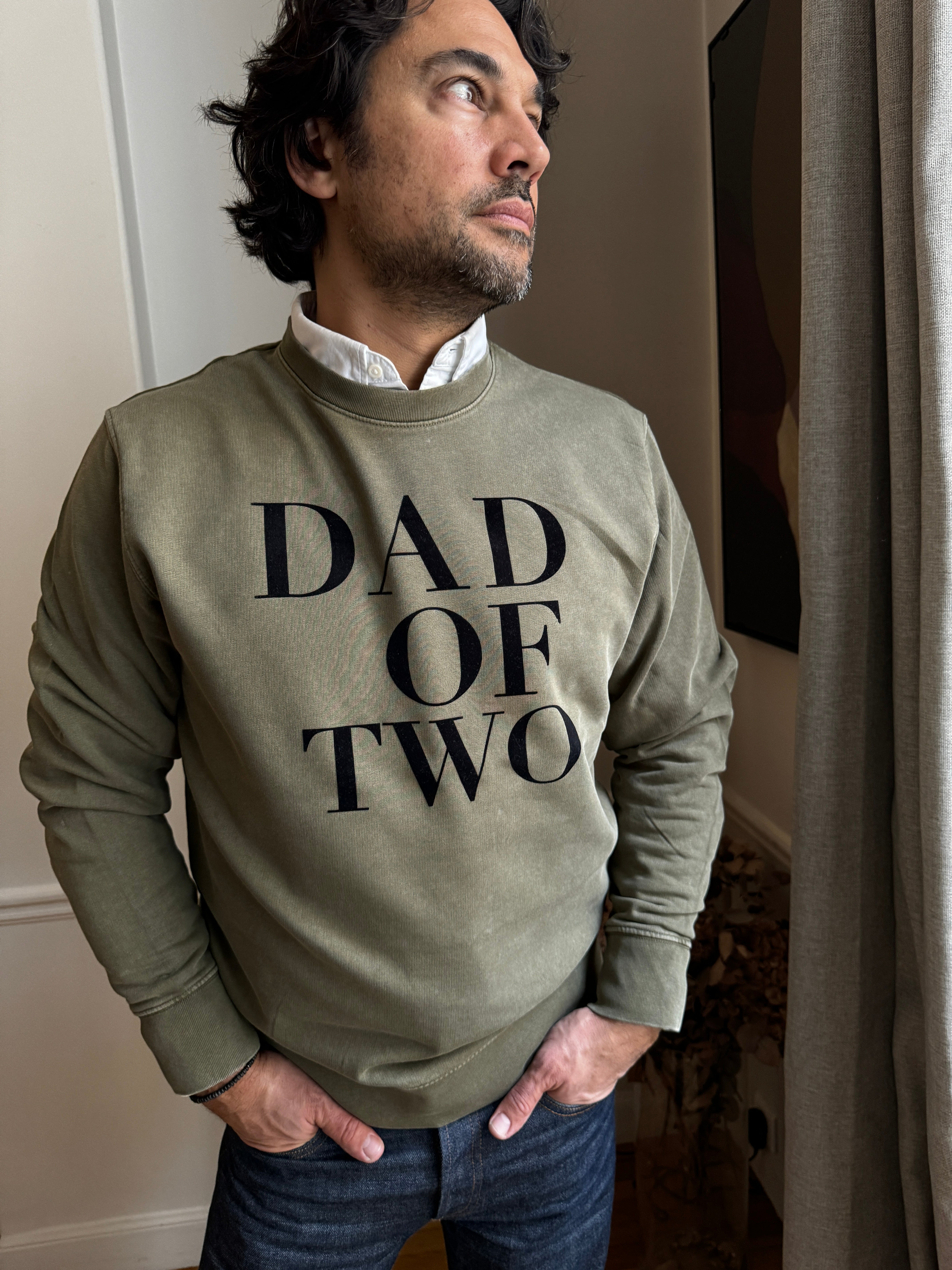 SWEAT-SHIRT VERONIKA X DAD OF KAKI VINTAGE & NOIR