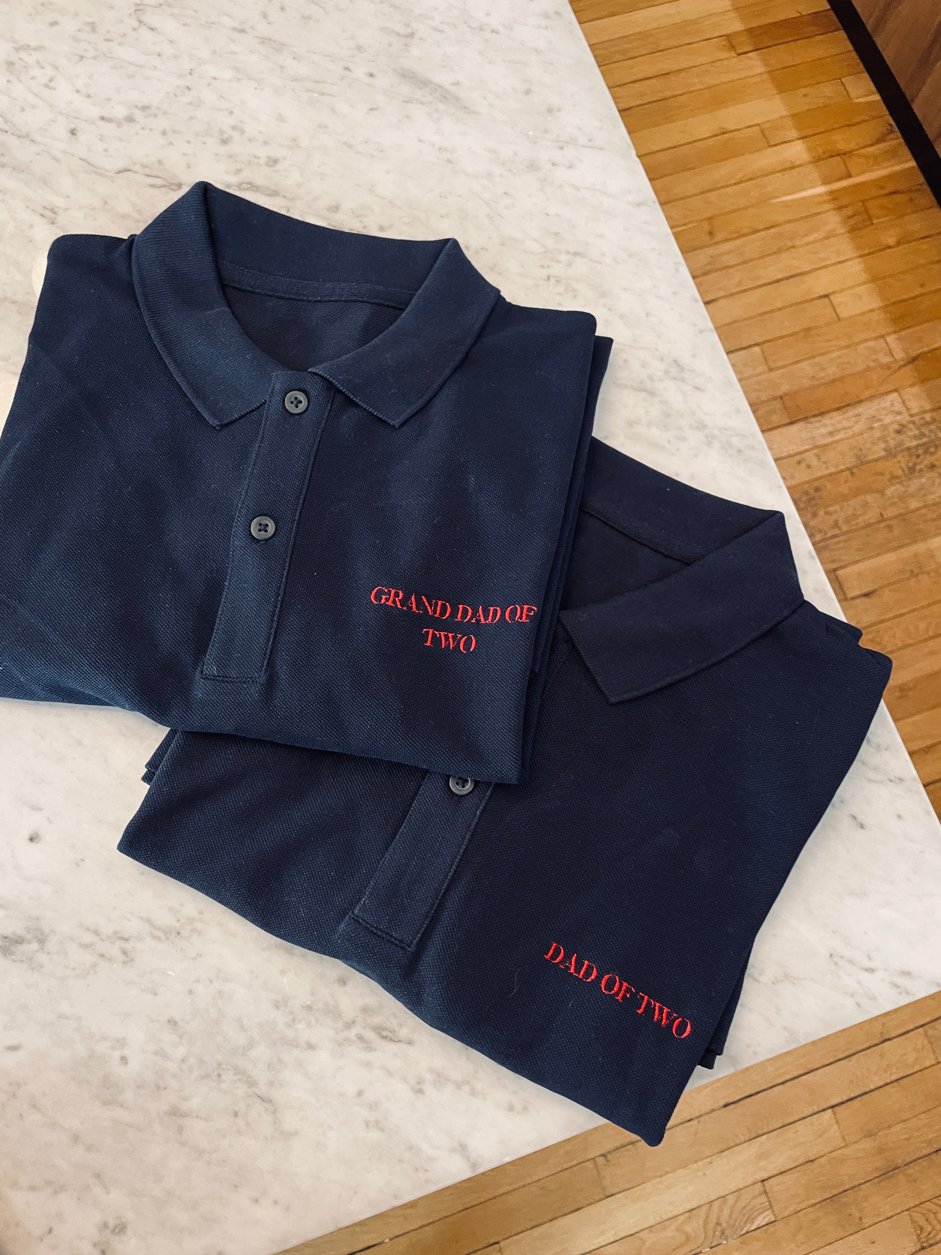 POLO BLEU MARINE GRAND DAD OF