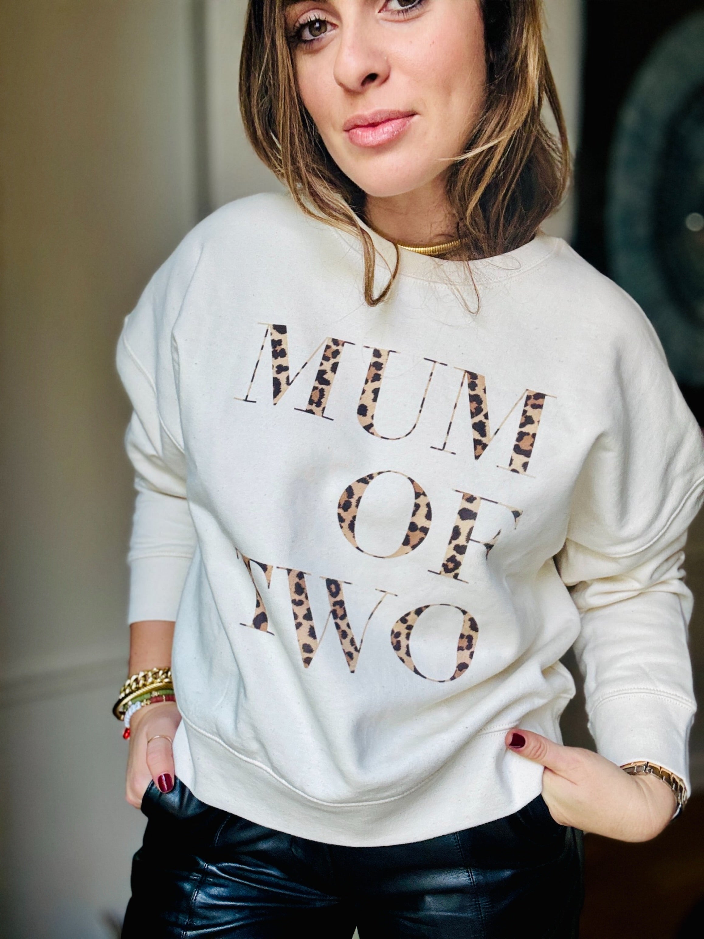 GRAND MUM OF SWEATSHIRT: LEOPARD ALMA