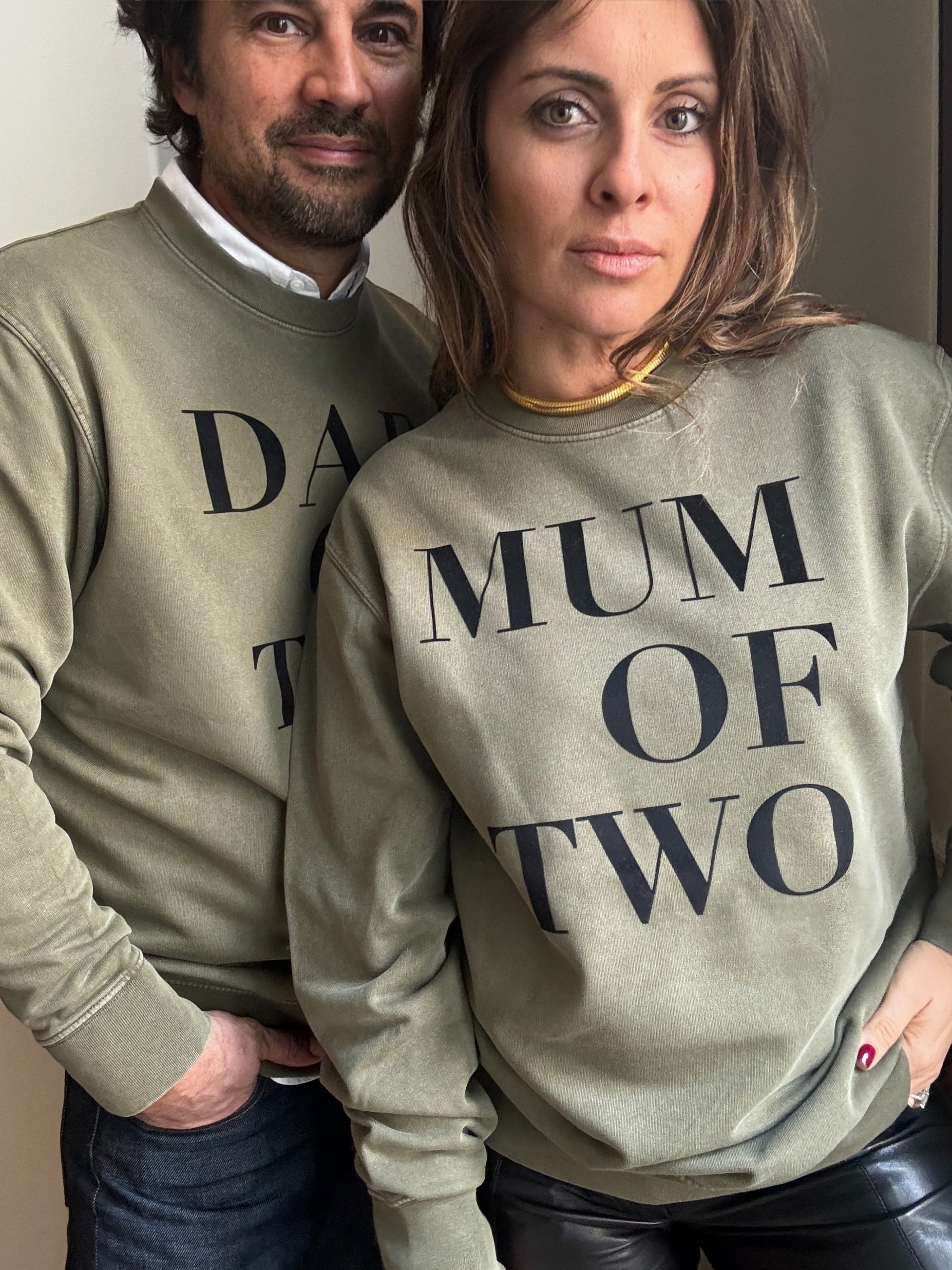 DUO SWEAT-SHIRTS VERONIKA X MUM OF KAKI VINTAGE & NOIR