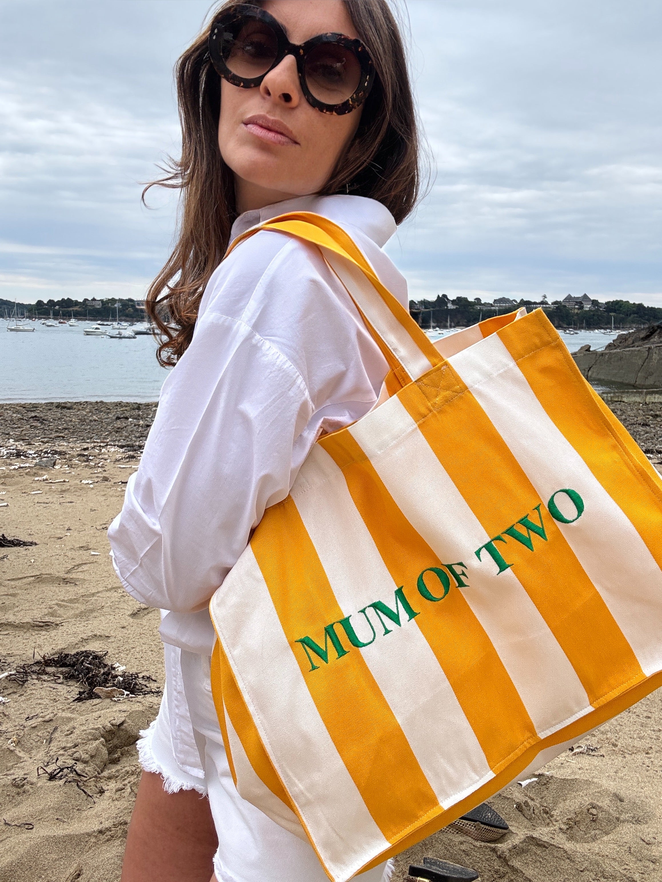 CABAS DOLCE VITA BRODÉ RAINBOW