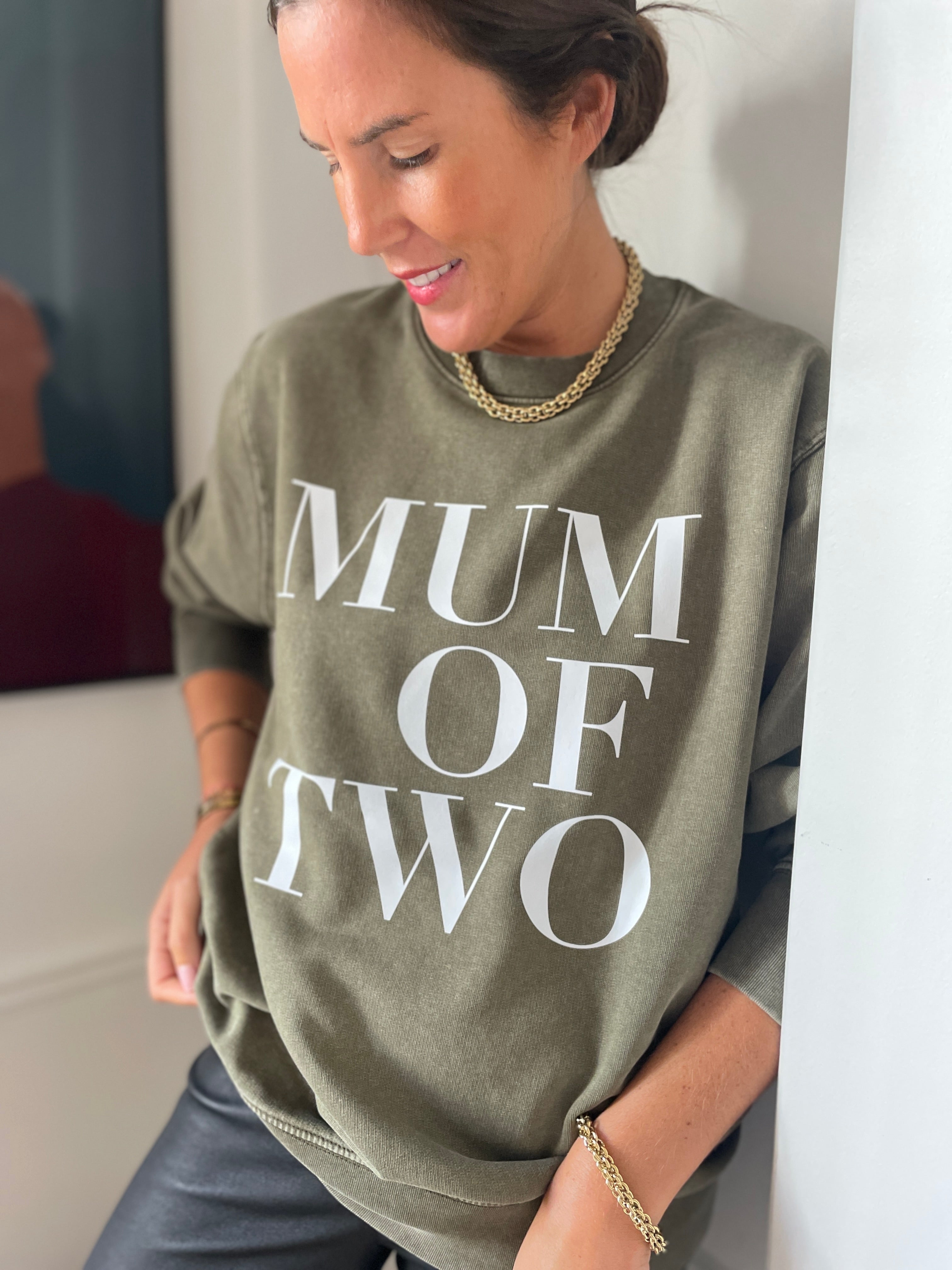 MUM OF VINTAGE KHAKI SWEATSHIRT
