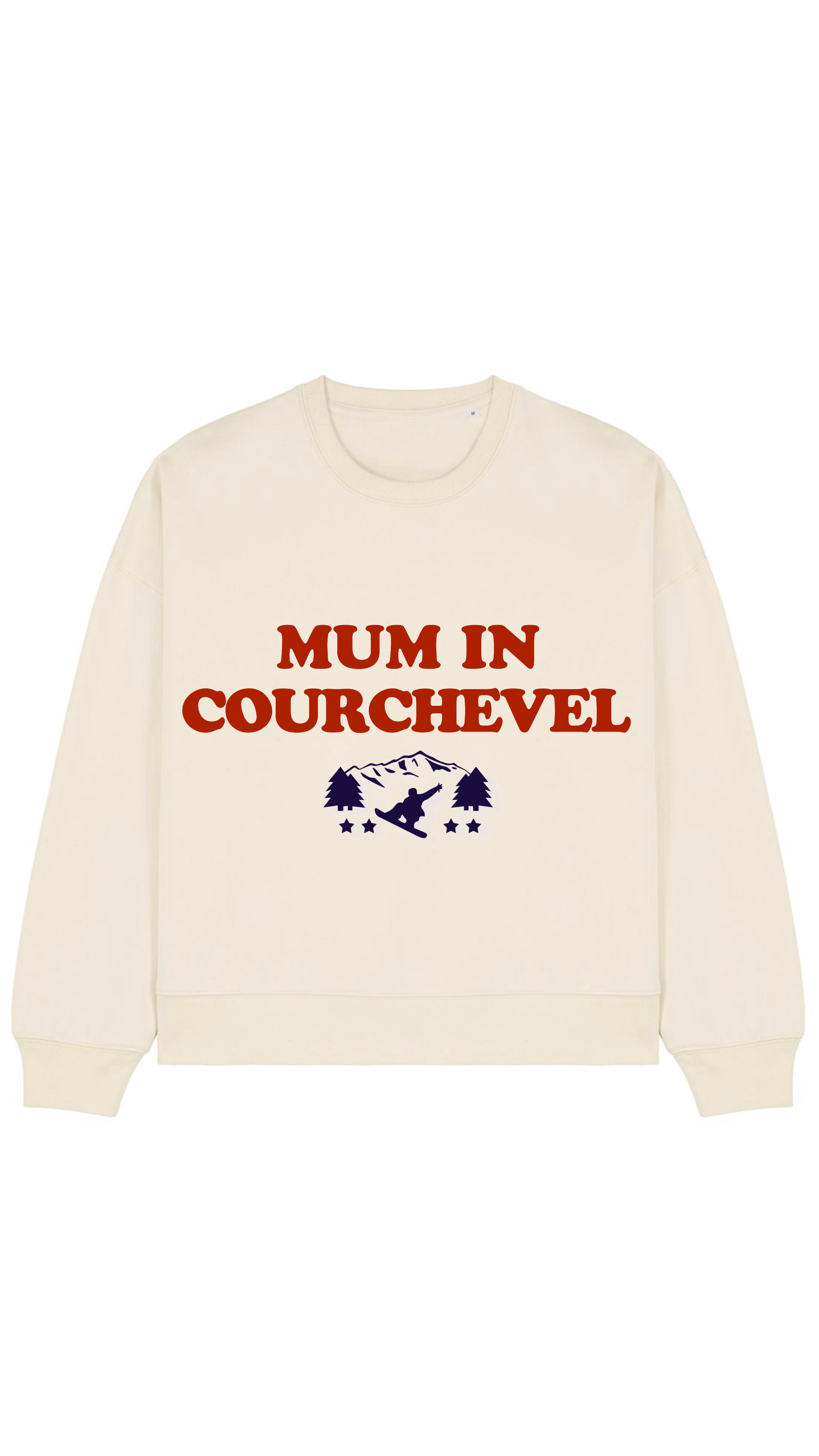 SWEAT-SHIRT MUM IS SKIING ( Personnalisable)
