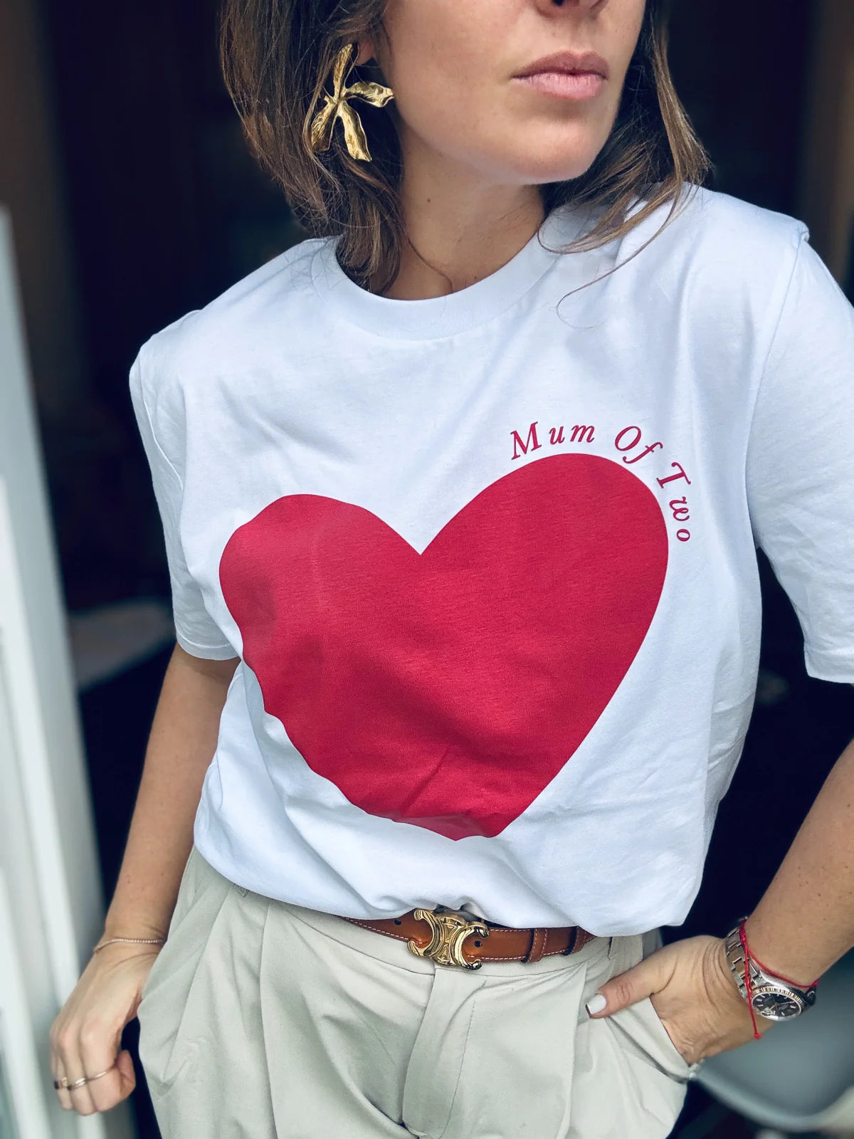 A T Shirt CORUR MUM OF TWO