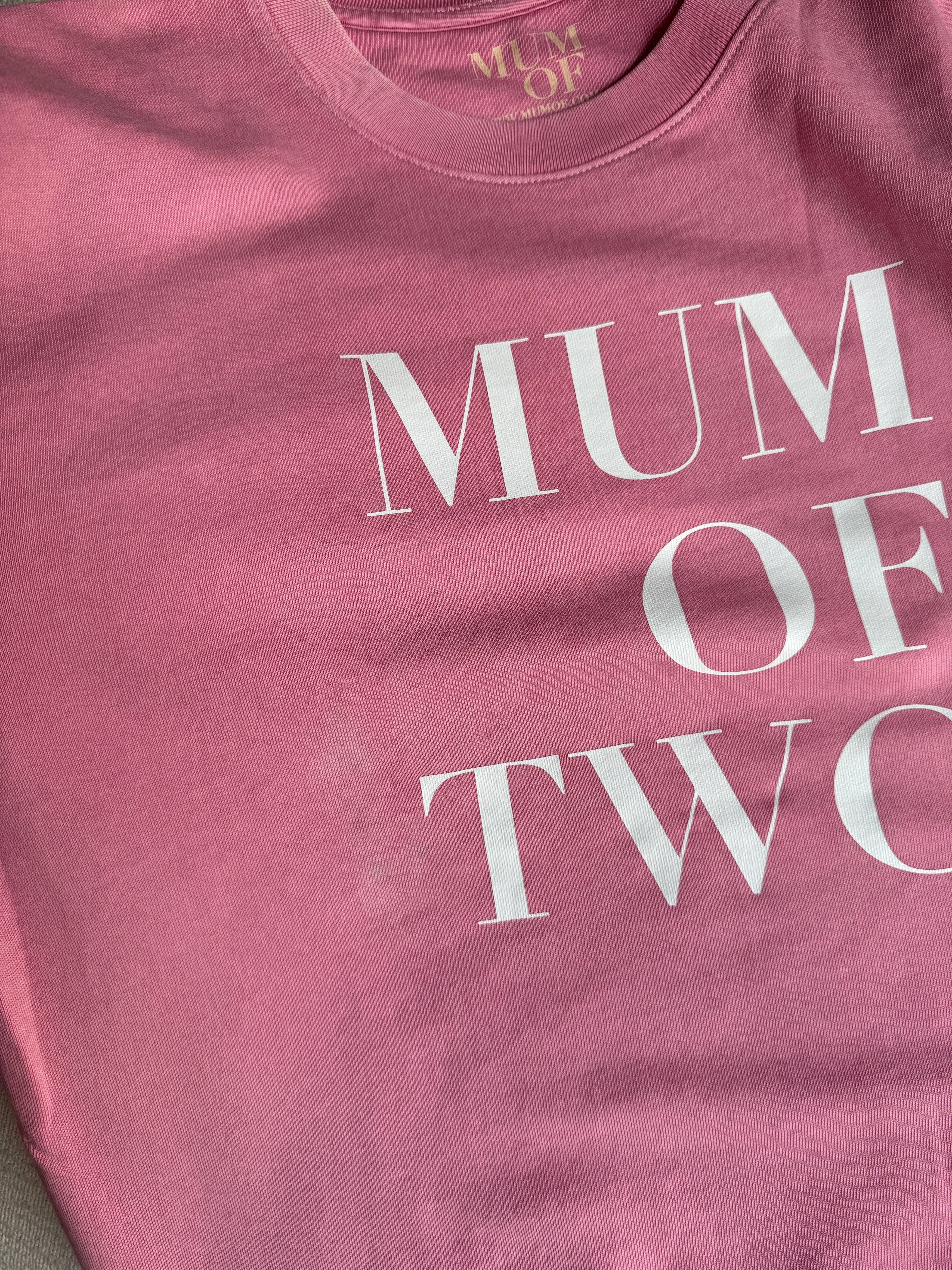 A Sweat-shirt ROSE vintage MUM OF TWO ( défaut )