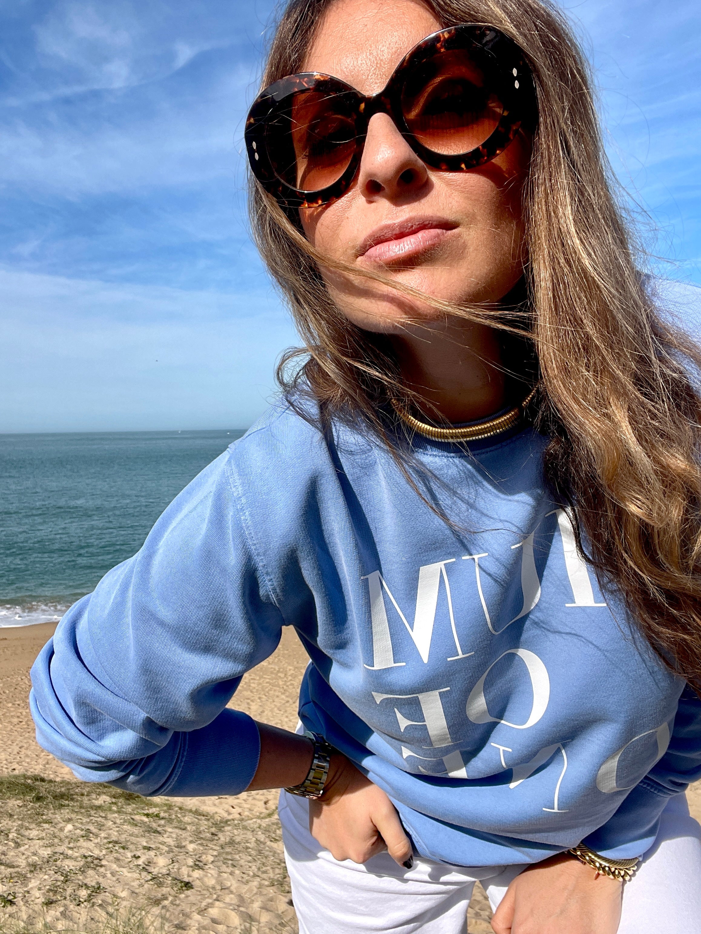 SWEAT-SHIRT VERONIKA x MUM OF BLEU VINTAGE