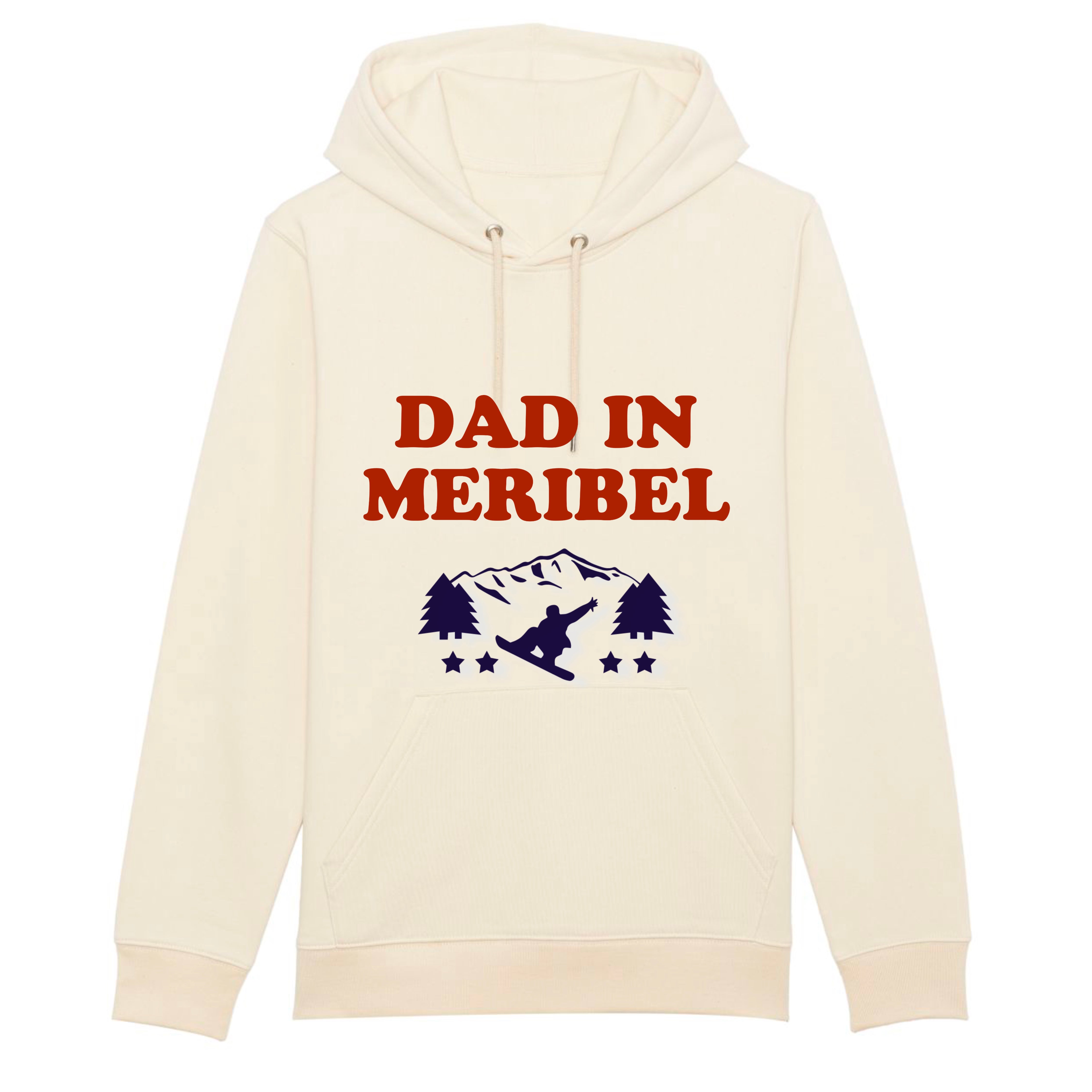 SWEAT-SHIRT À CAPUCHE DAD IS SKIING ( Personnalisable)