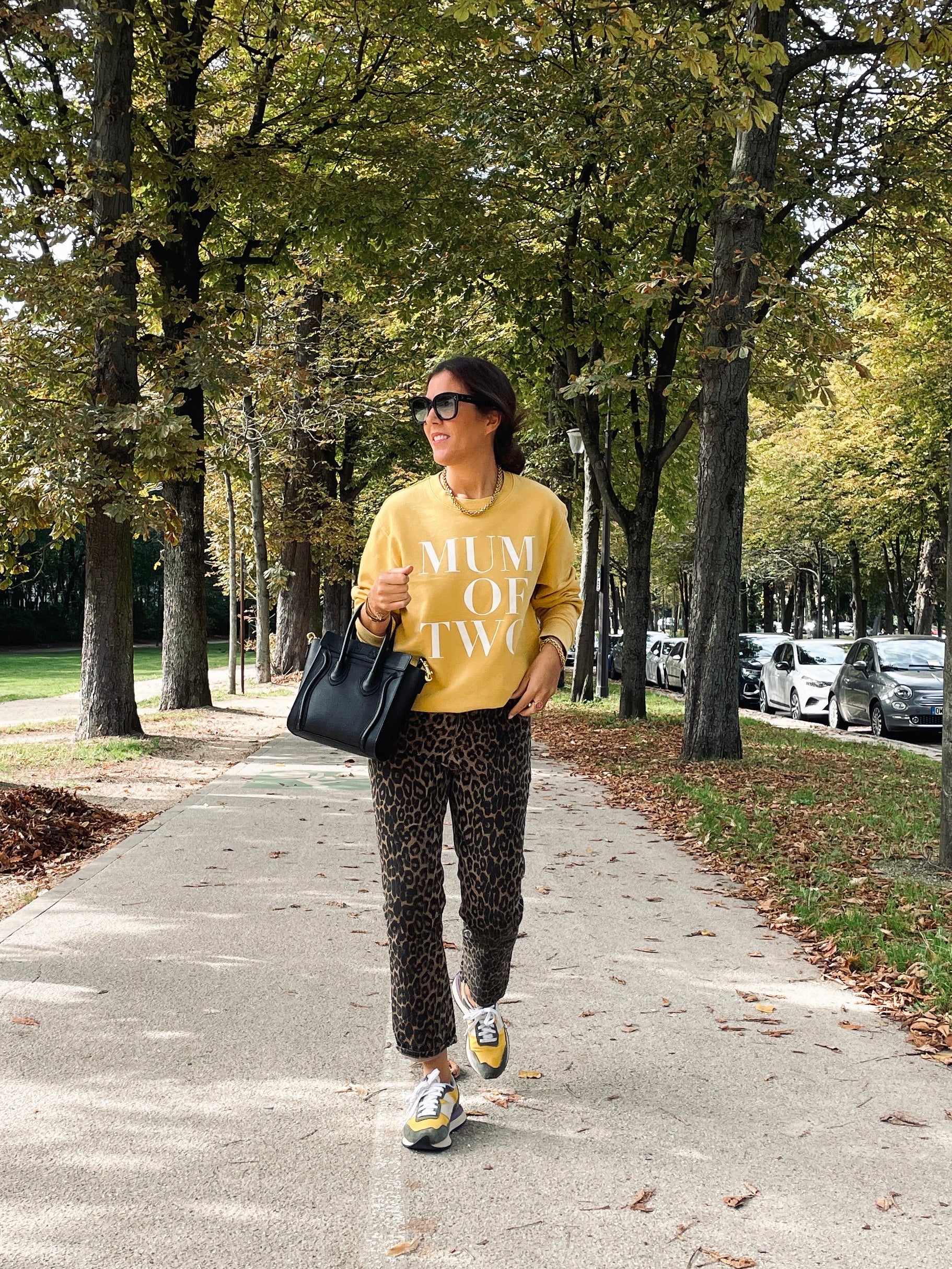 SWEAT-SHIRT MUM OF VINTAGE OCRE