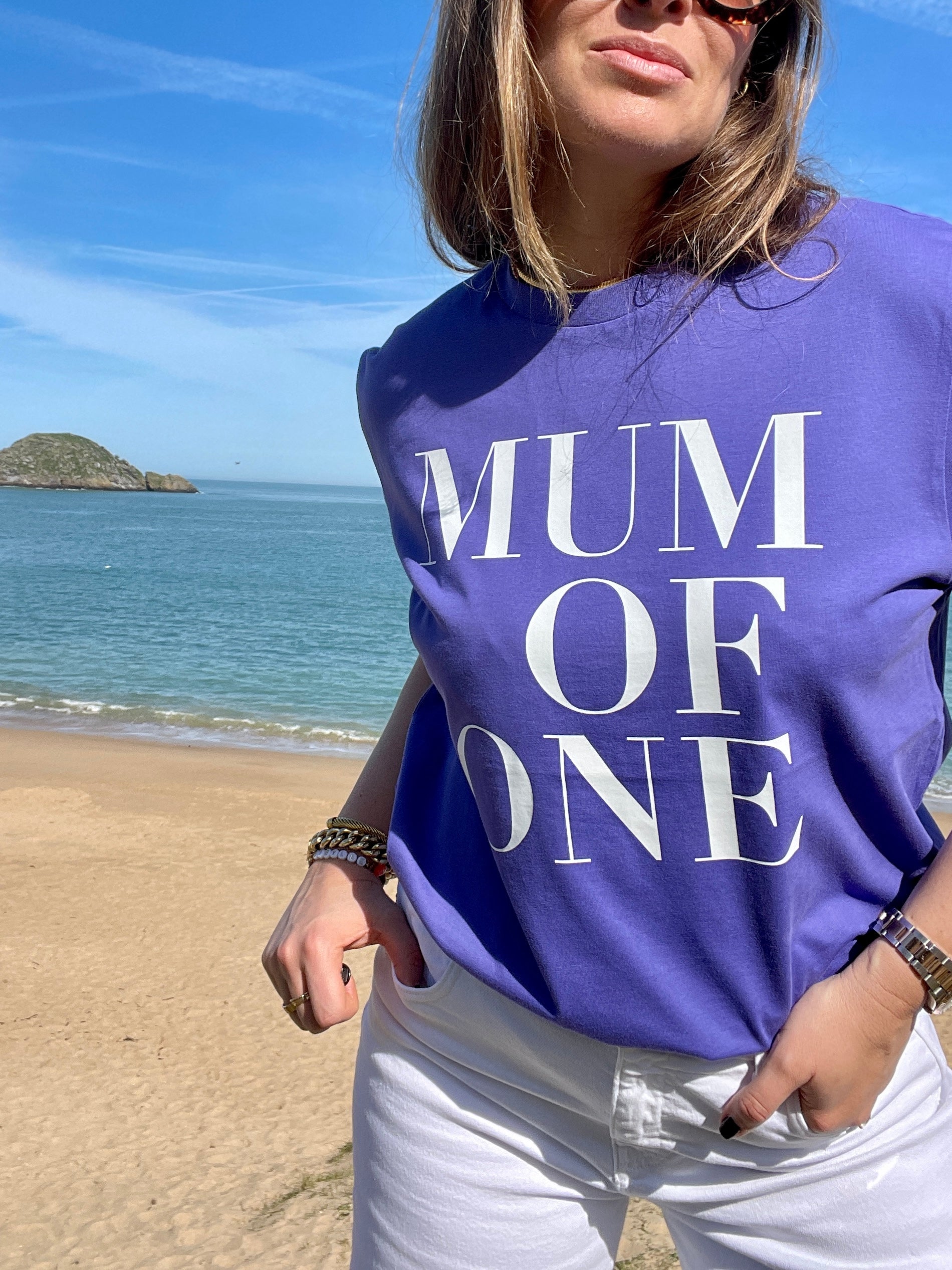 MUM OF PURPLE T-SHIRT