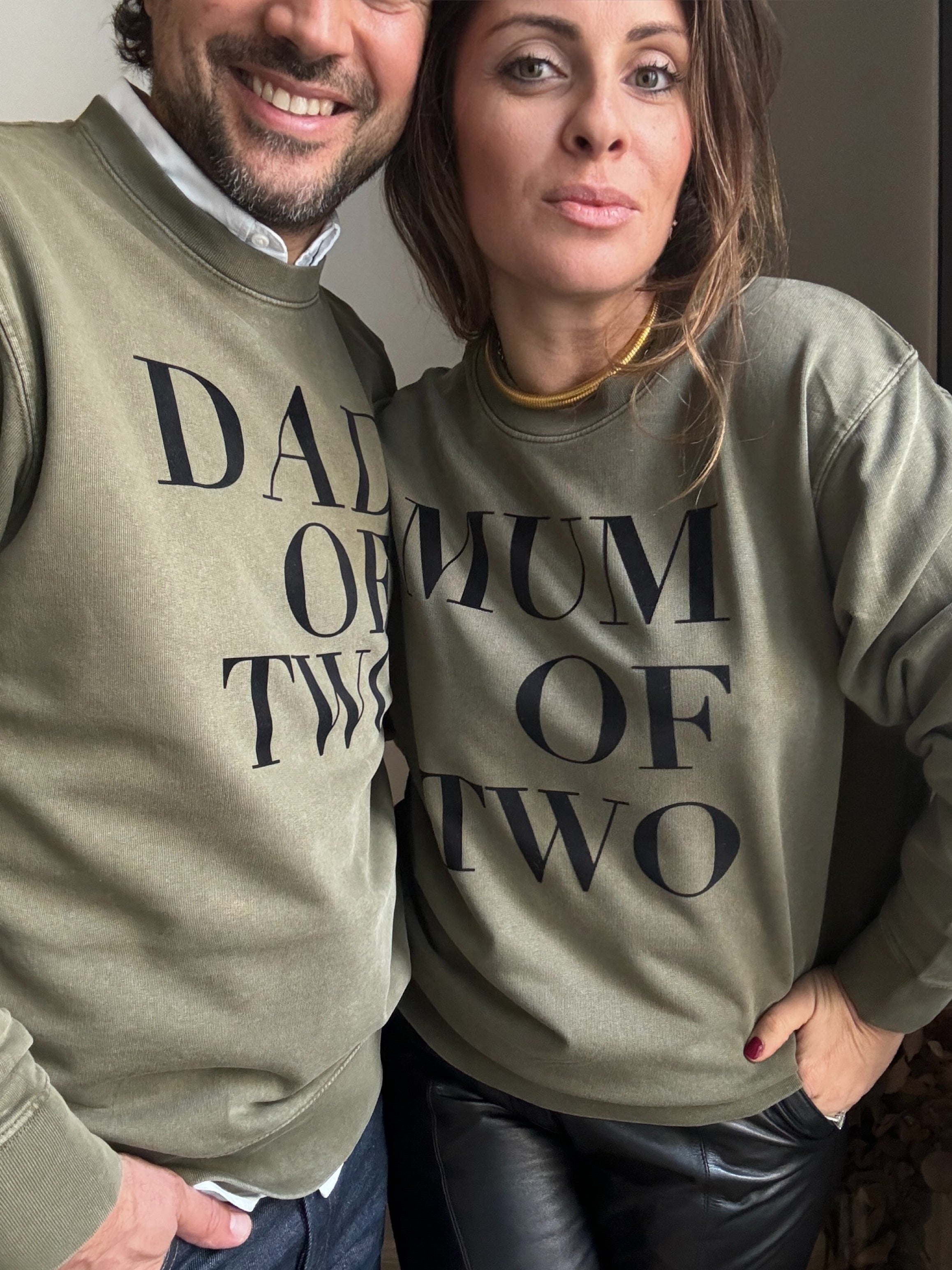 DUO SWEAT-SHIRTS VERONIKA X MUM OF KAKI VINTAGE & NOIR