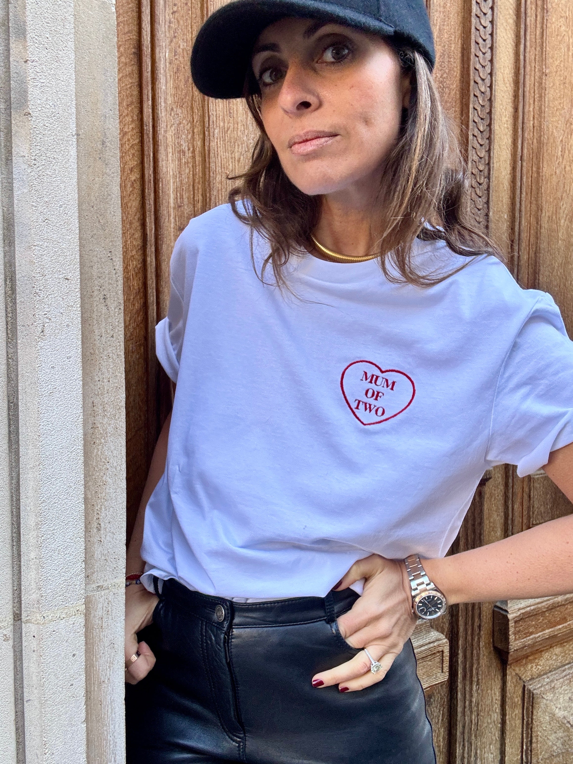 T-SHIRT BRODÉ CŒUR