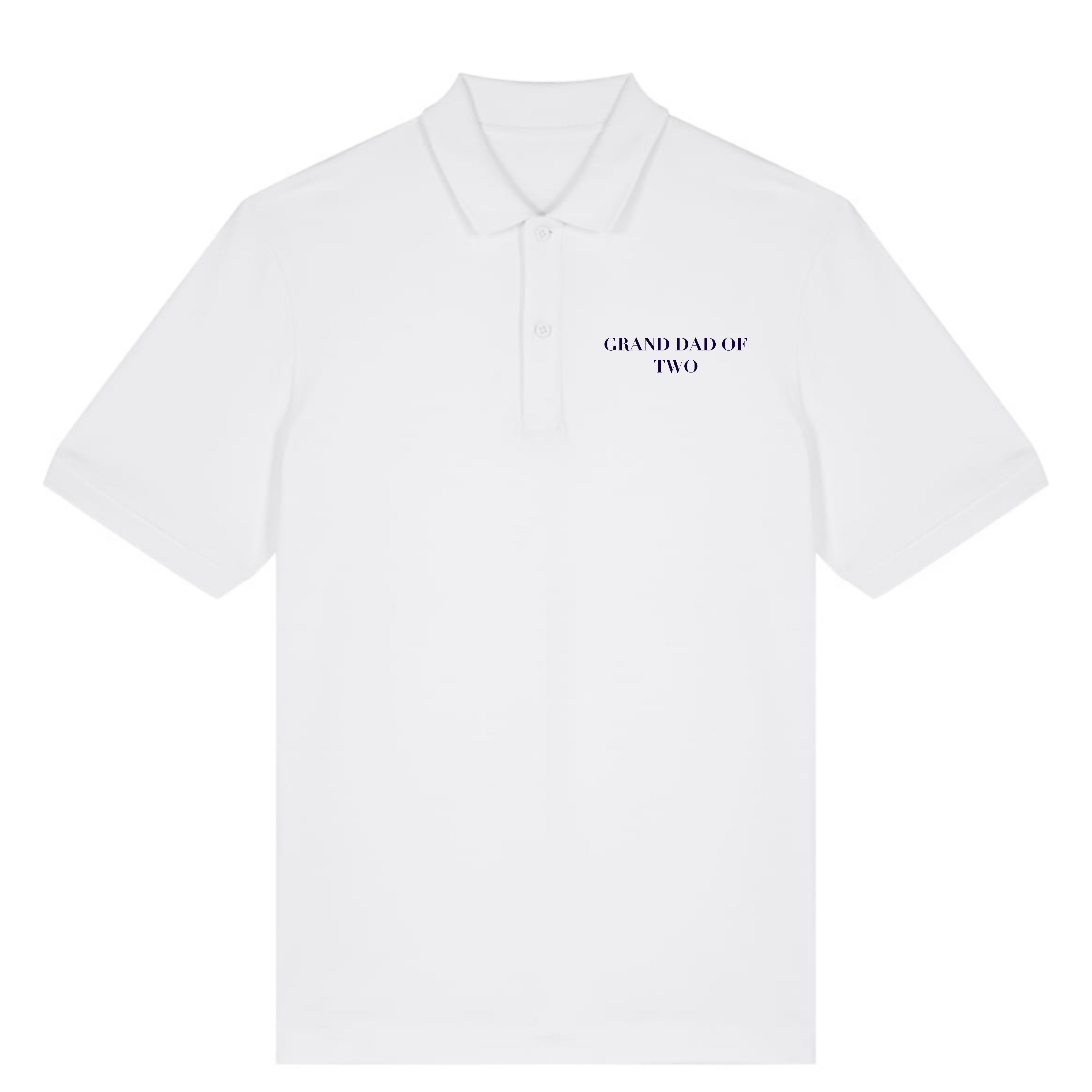 POLO BLANC BRODÉ GRAND DAD OF...