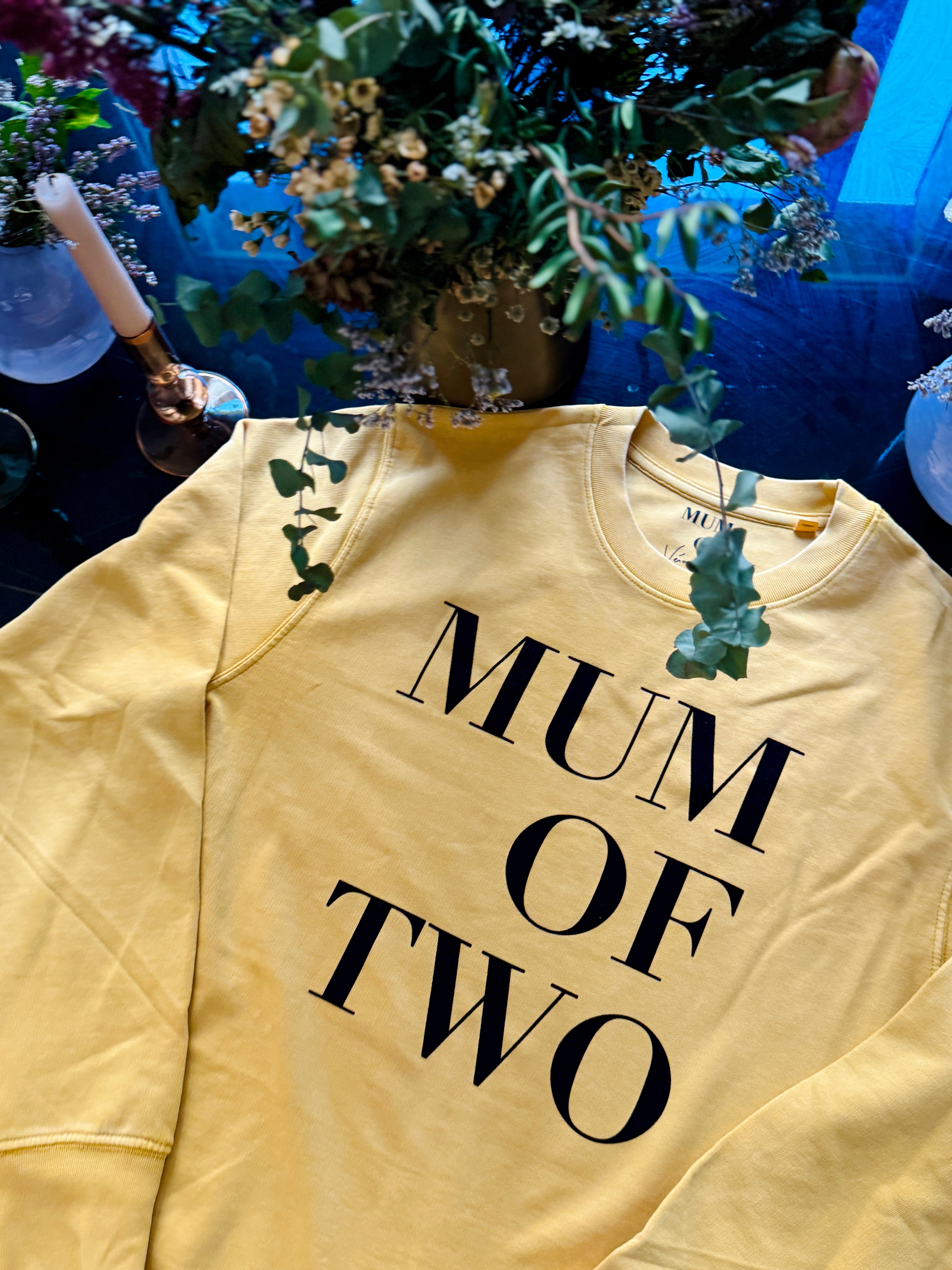 VERONIKA X MUM OF VINTAGE YELLOW & BLACK SWEATSHIRT