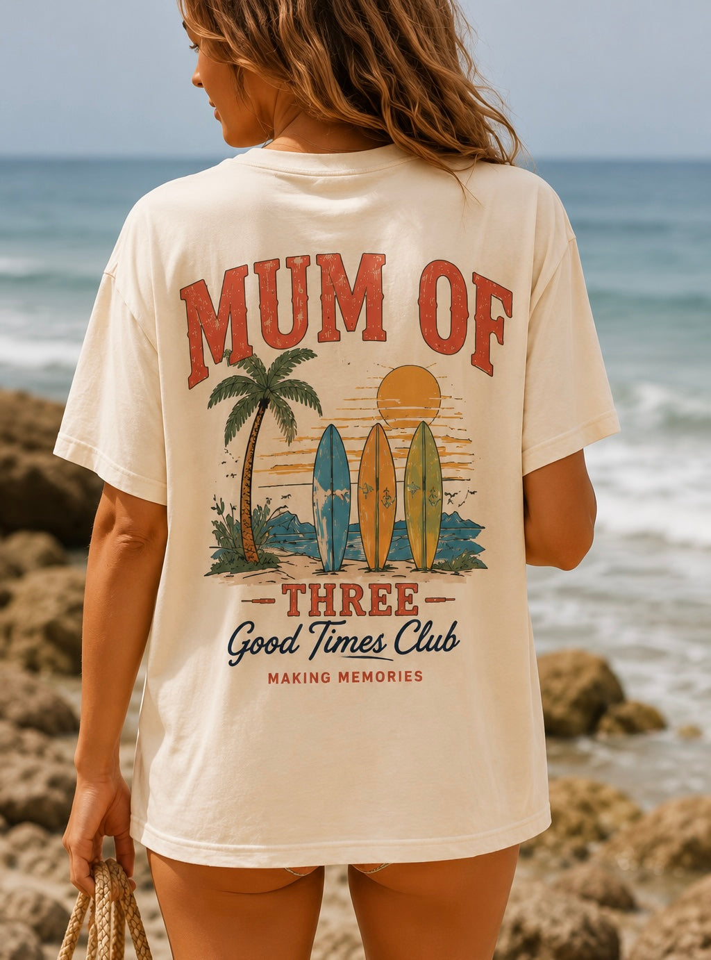 T-SHIRT VINTAGE MUM OF ( DOS)