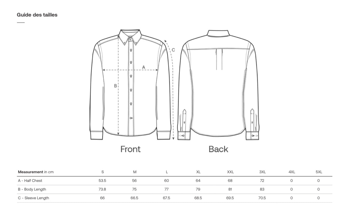 CHEMISE BLANCHE BRODÉE ROUGE GRAND DAD OF