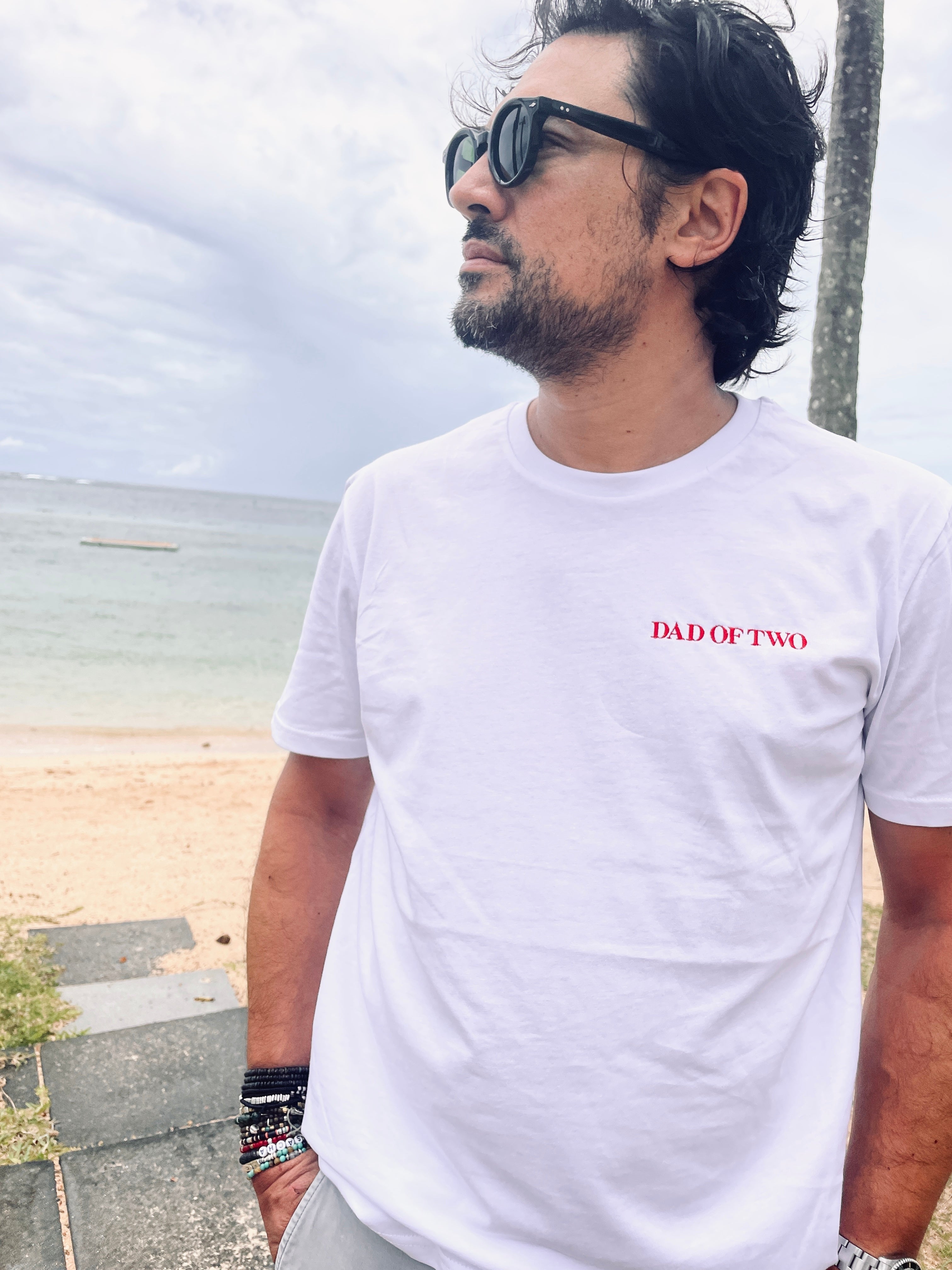 A DAD OF ONE EMBROIDERED T-Shirt