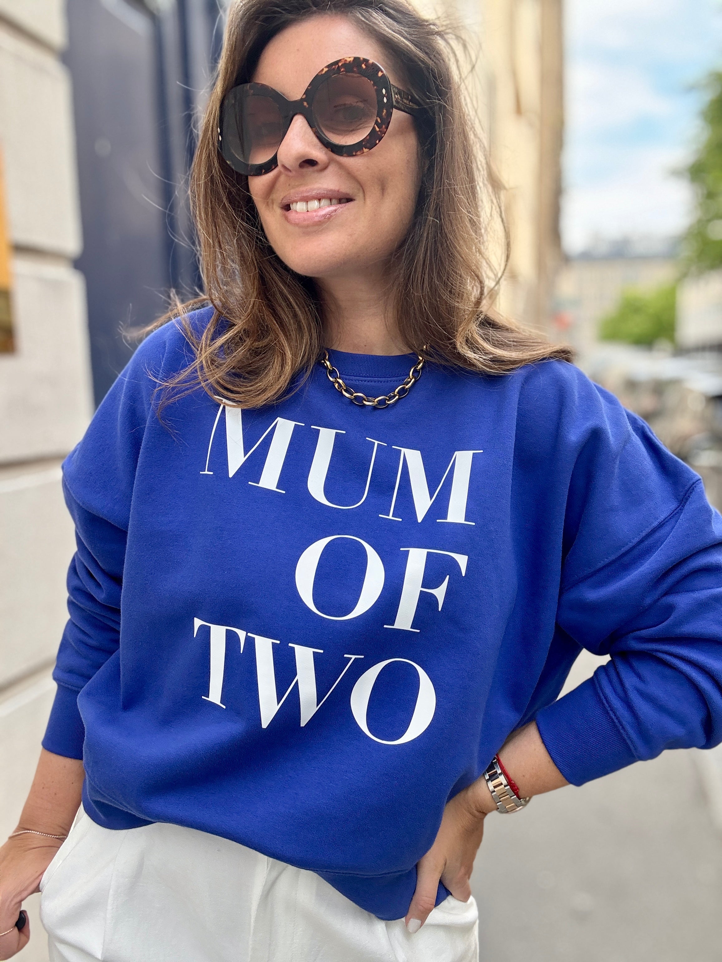 A BLUE MUM OF FOUR Sweatshirt