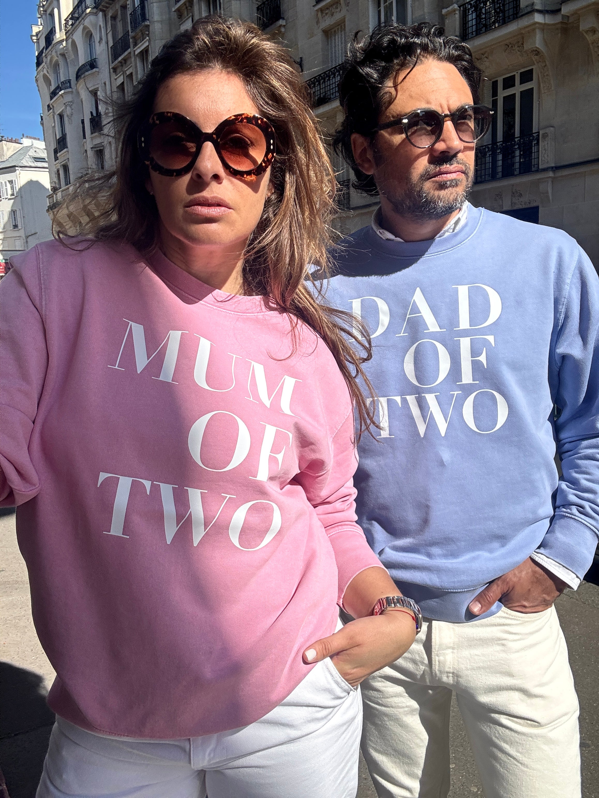 DUO SWEAT-SHIRTS VERONIKA X MUM OF ROSE & BLEU