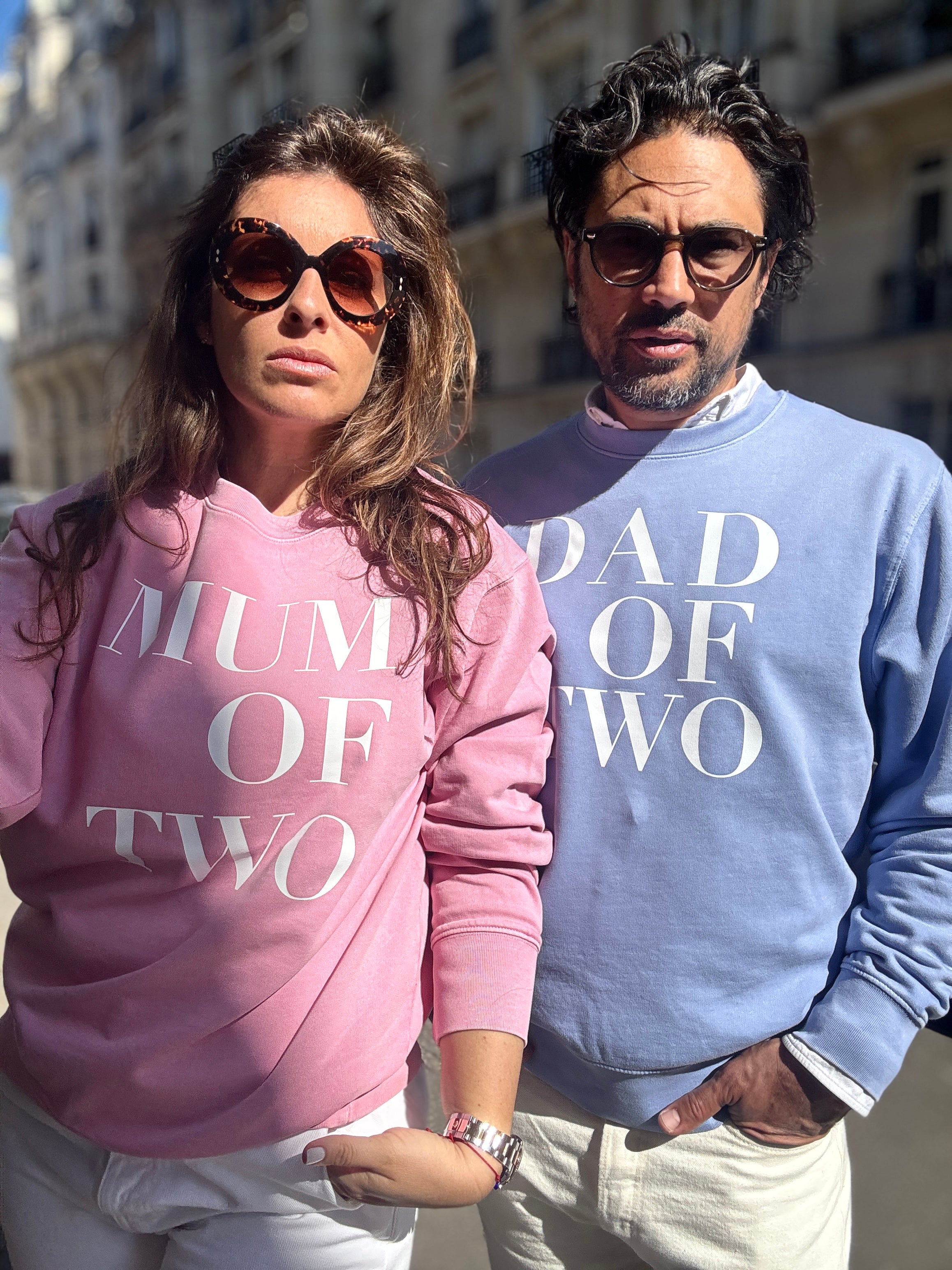 DUO SWEAT-SHIRTS VERONIKA X MUM OF ROSE & BLEU
