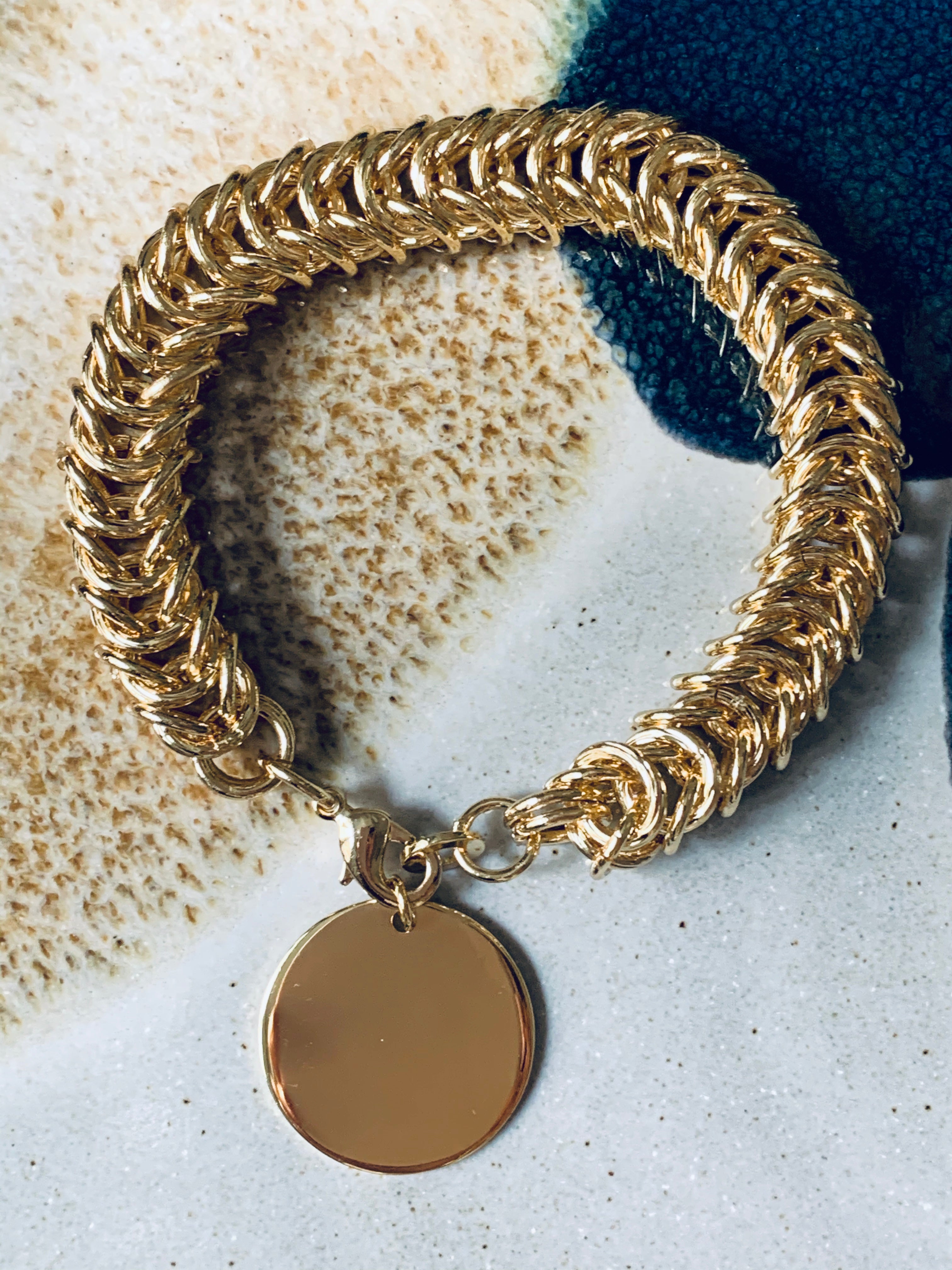 Bracelet OLYMPE X MÉDAILLE PERSONNALISABLE
