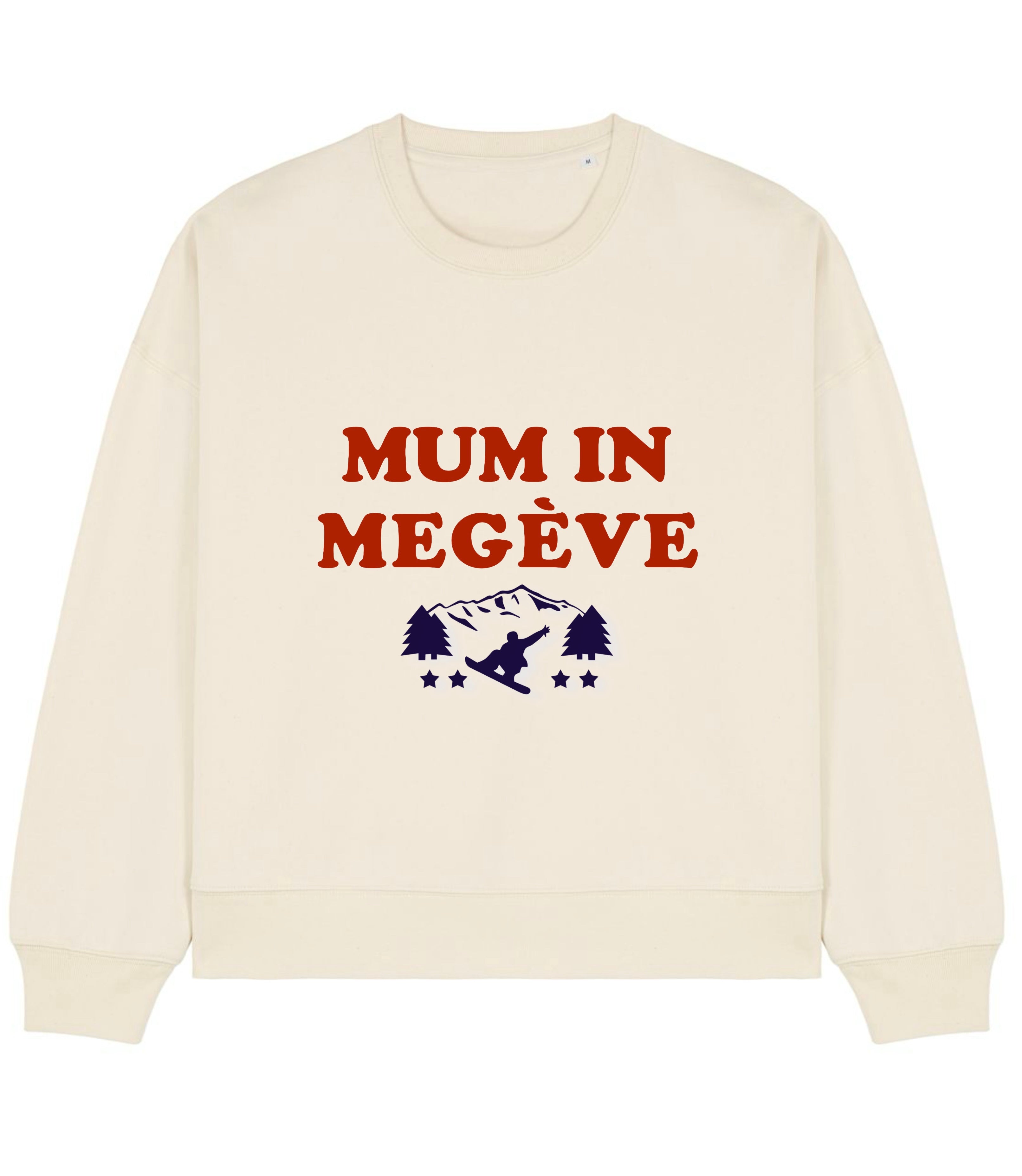 SWEAT-SHIRT MUM IS SKIING ( Personnalisable)