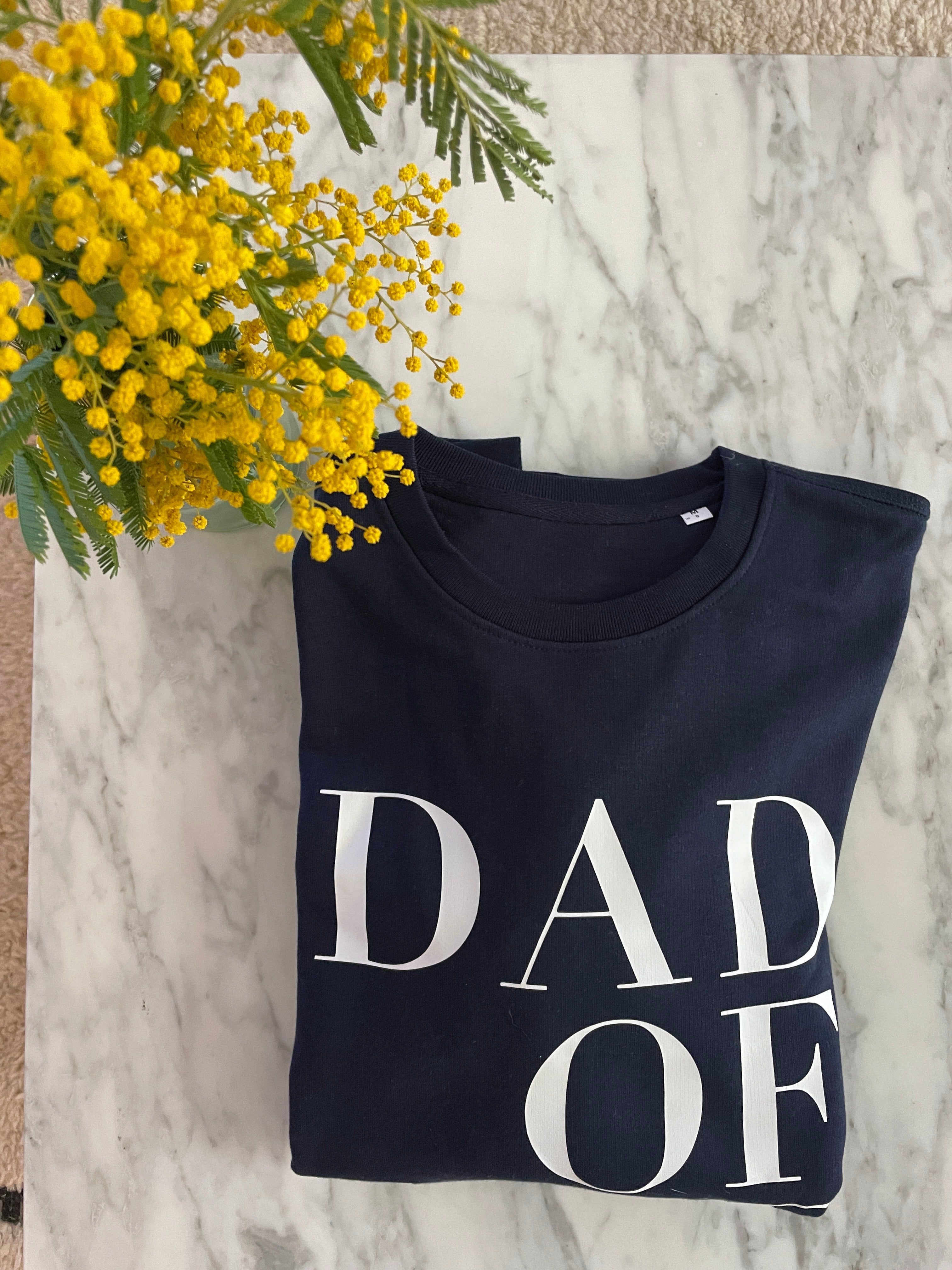 A Sweat-Shirt BLEU MARINE DAD OF TWO