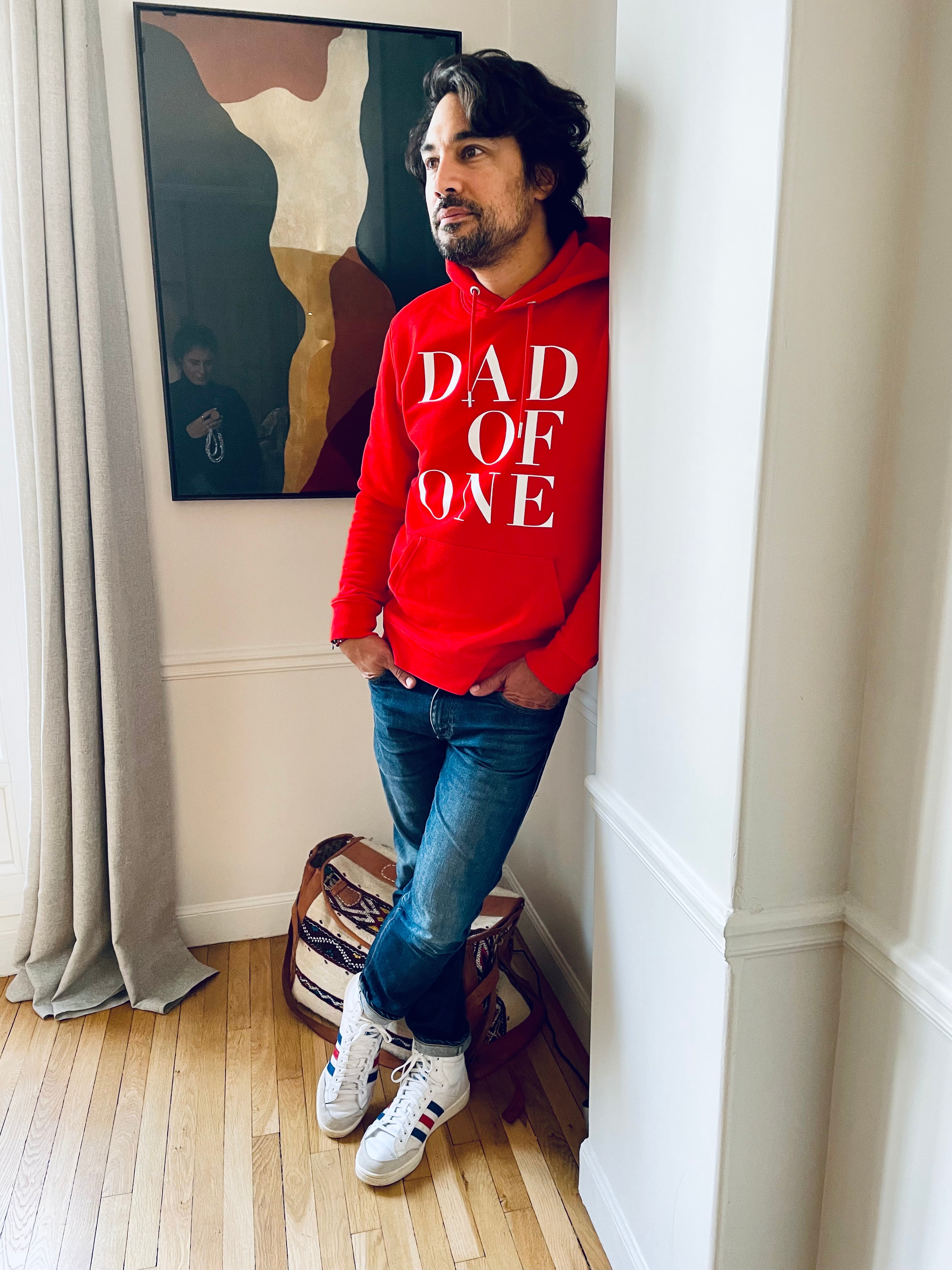 SWEAT-SHIRT À CAPUCHE DAD OF ROUGE
