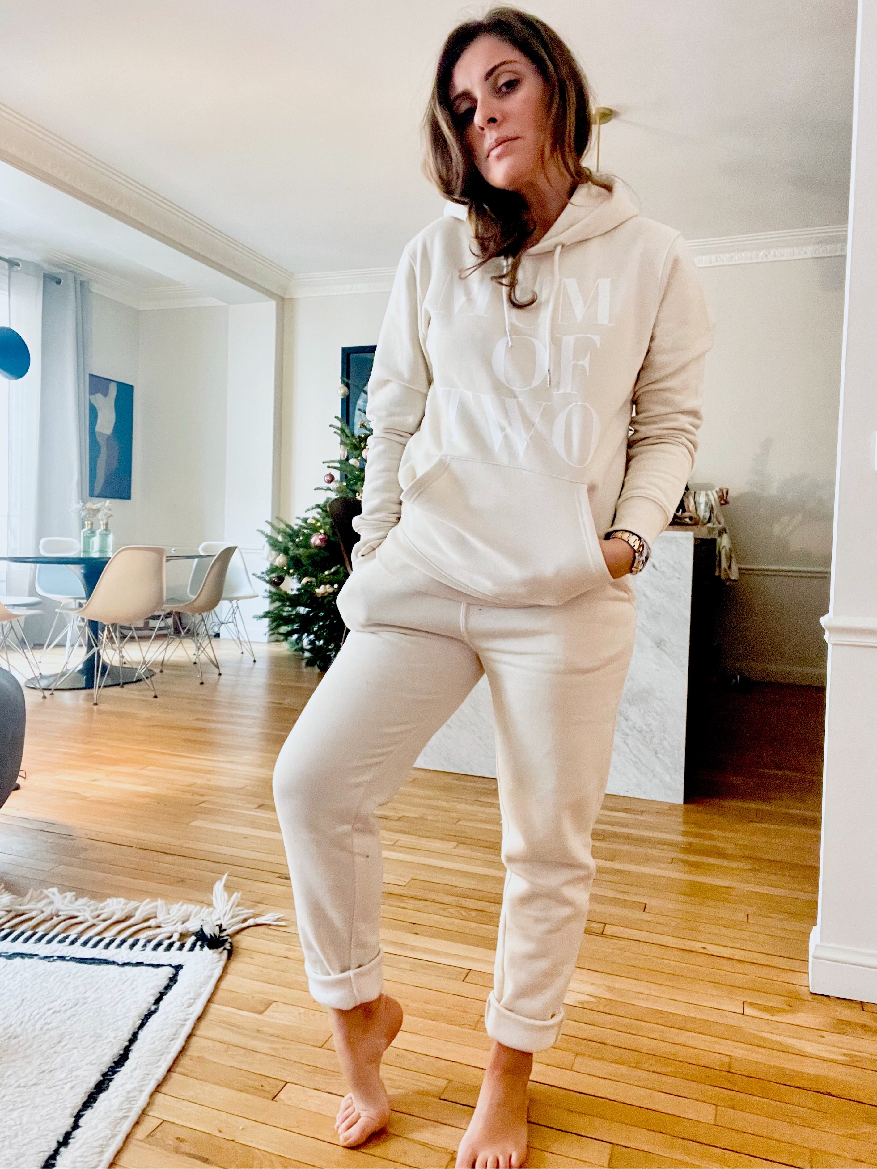 MIXED IVORY JOGGER