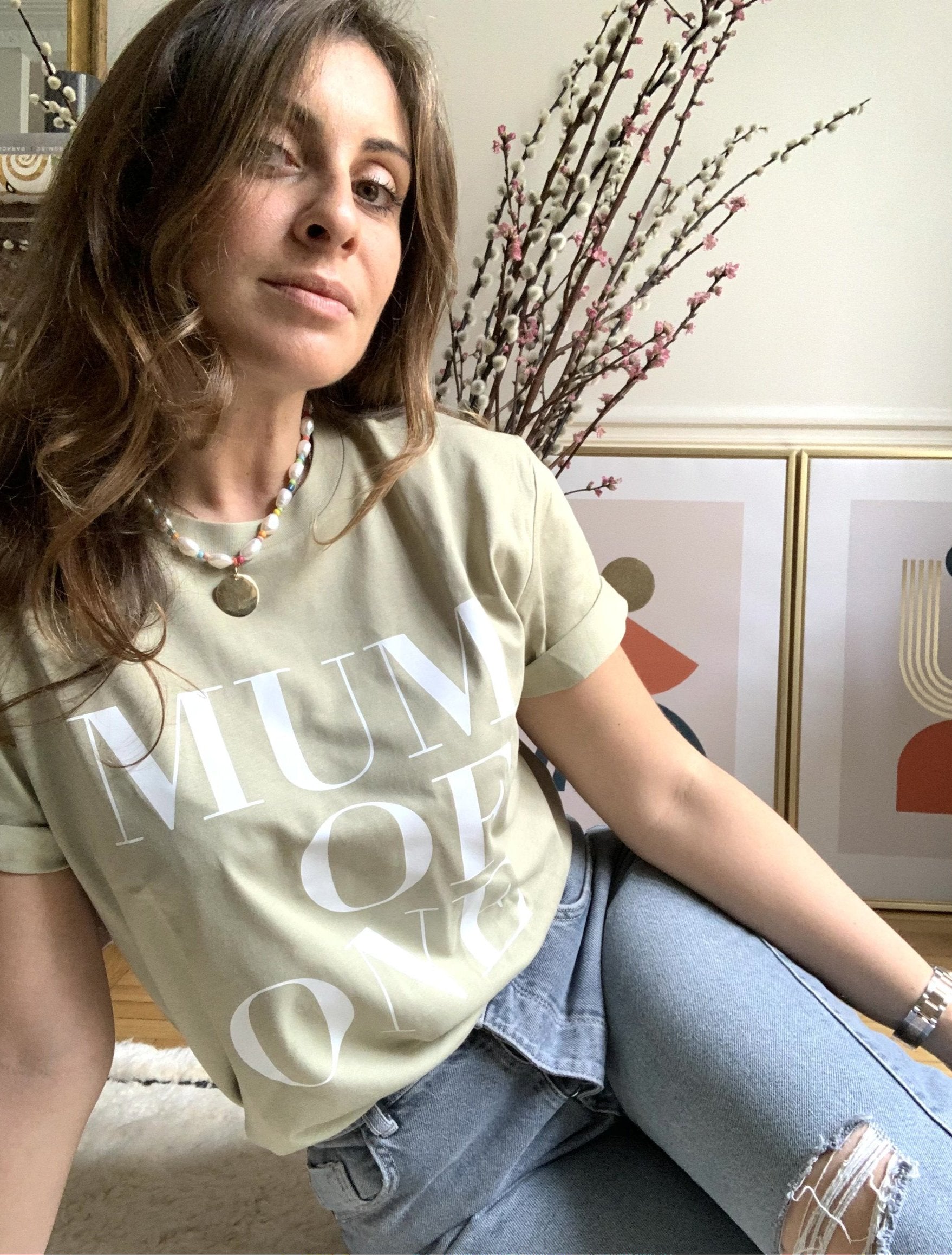 EUCALYPTUS T-SHIRT MUM OF ONE, MUM OF TWO, MUM OF THREE, MUM OF FOUR...