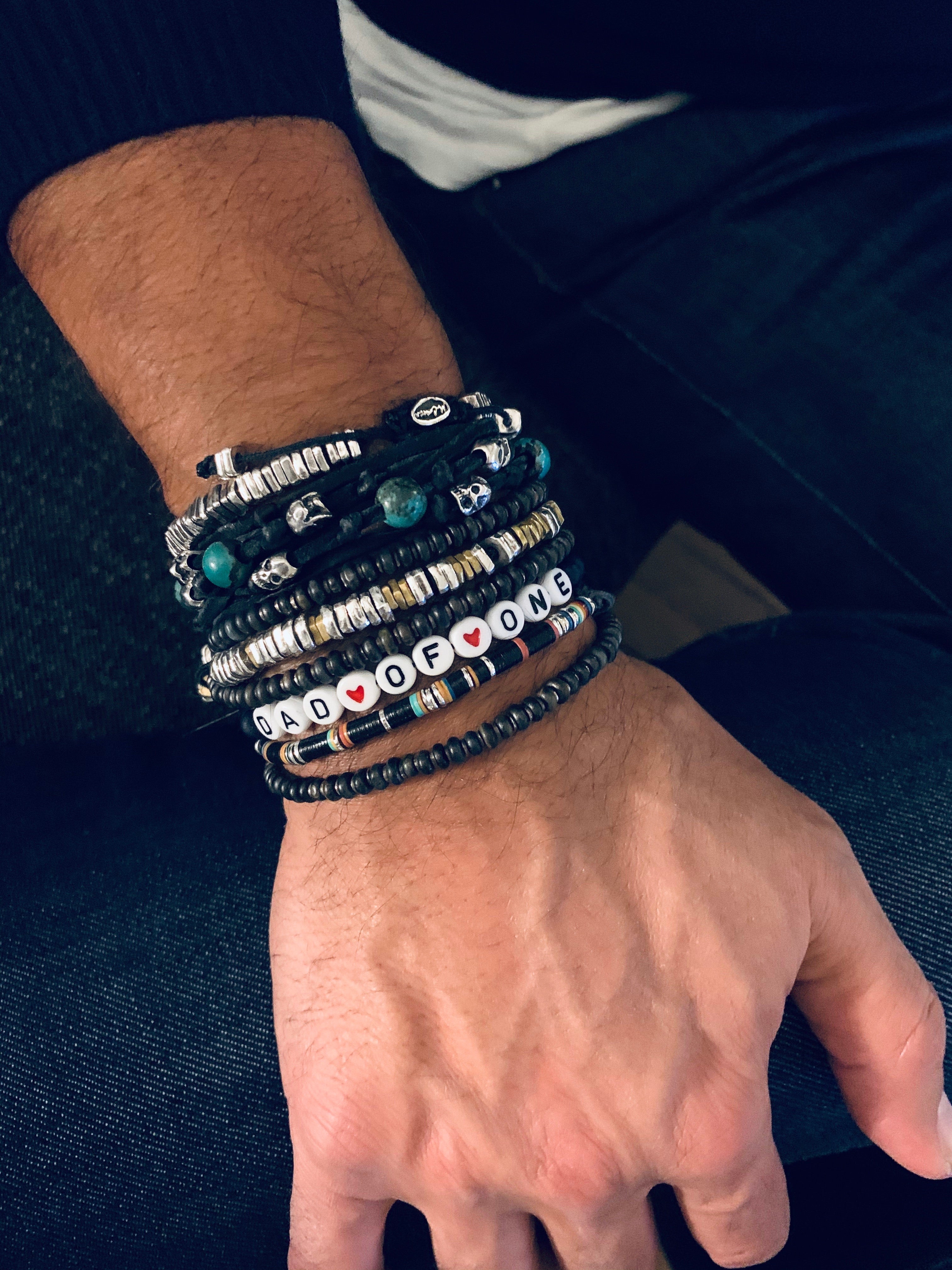 BRACELET DAD OF ONE, DAD OF TWO, DAD OF THREE...