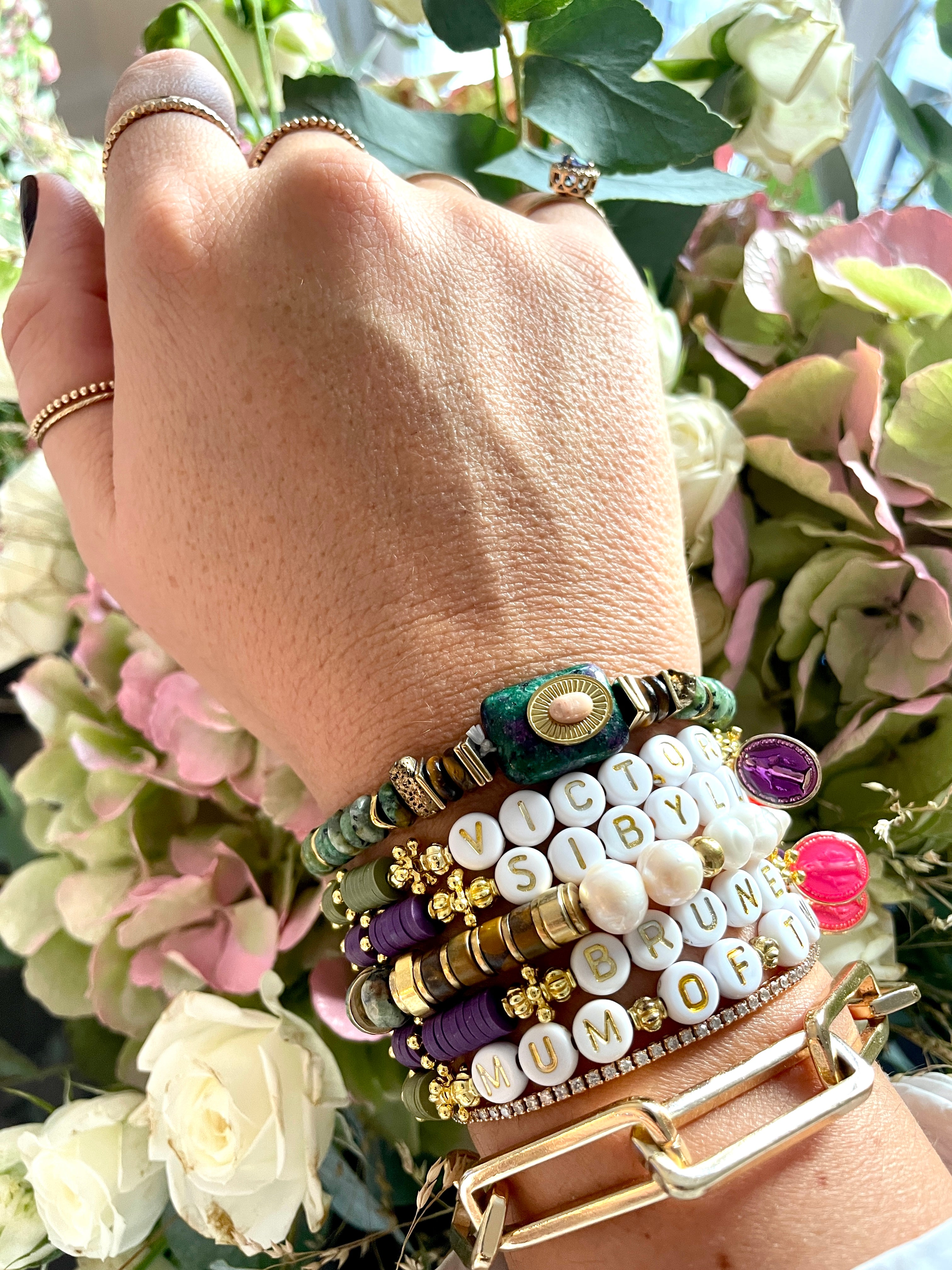 BRACELET PERSONNALISABLE LILA X1