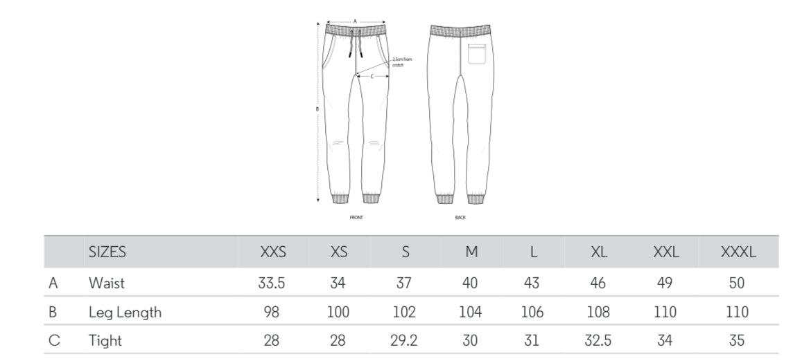 MIXED IVORY JOGGER