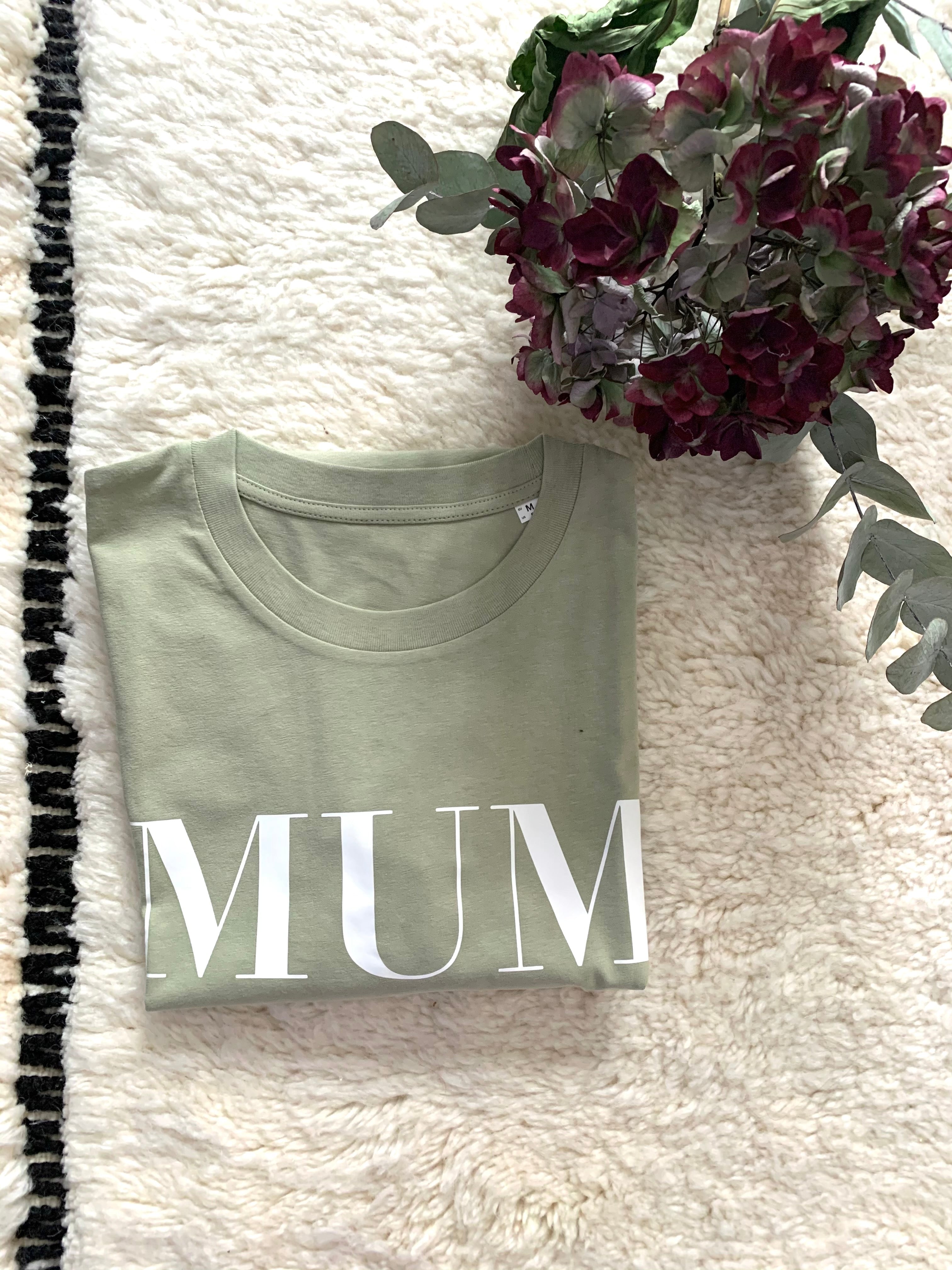 EUCALYPTUS T-SHIRT MUM OF ONE, MUM OF TWO, MUM OF THREE, MUM OF FOUR...