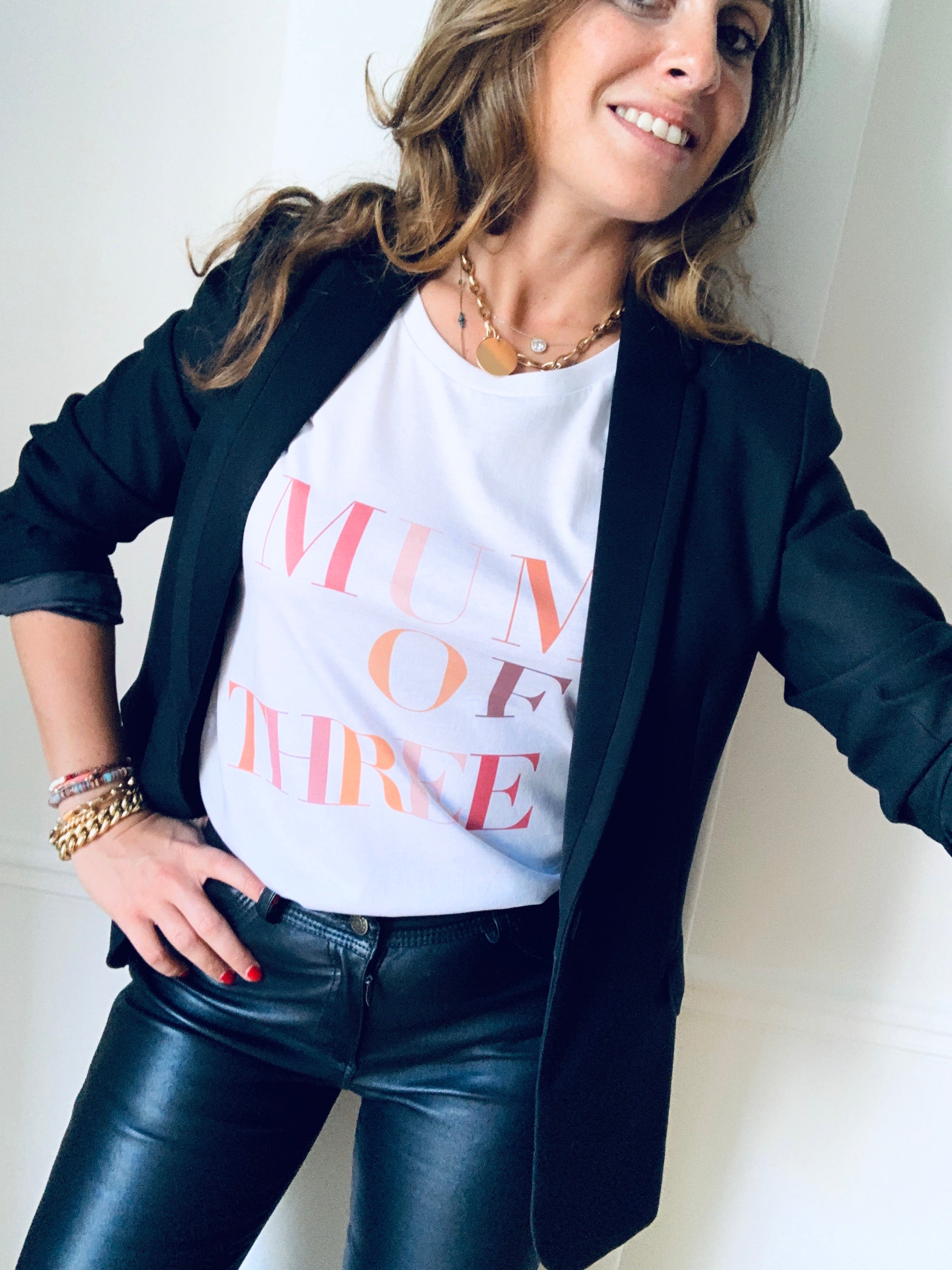 MUM OF THREE LIMITED EDITION T-SHIRT