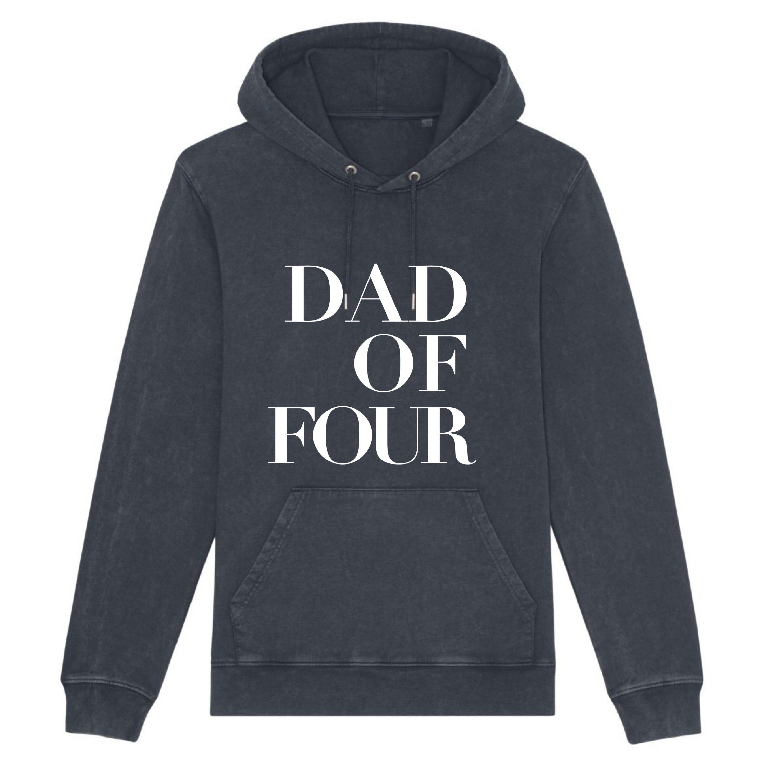 DAD OF VINTAGE CHARCOAL GREY HOODIE