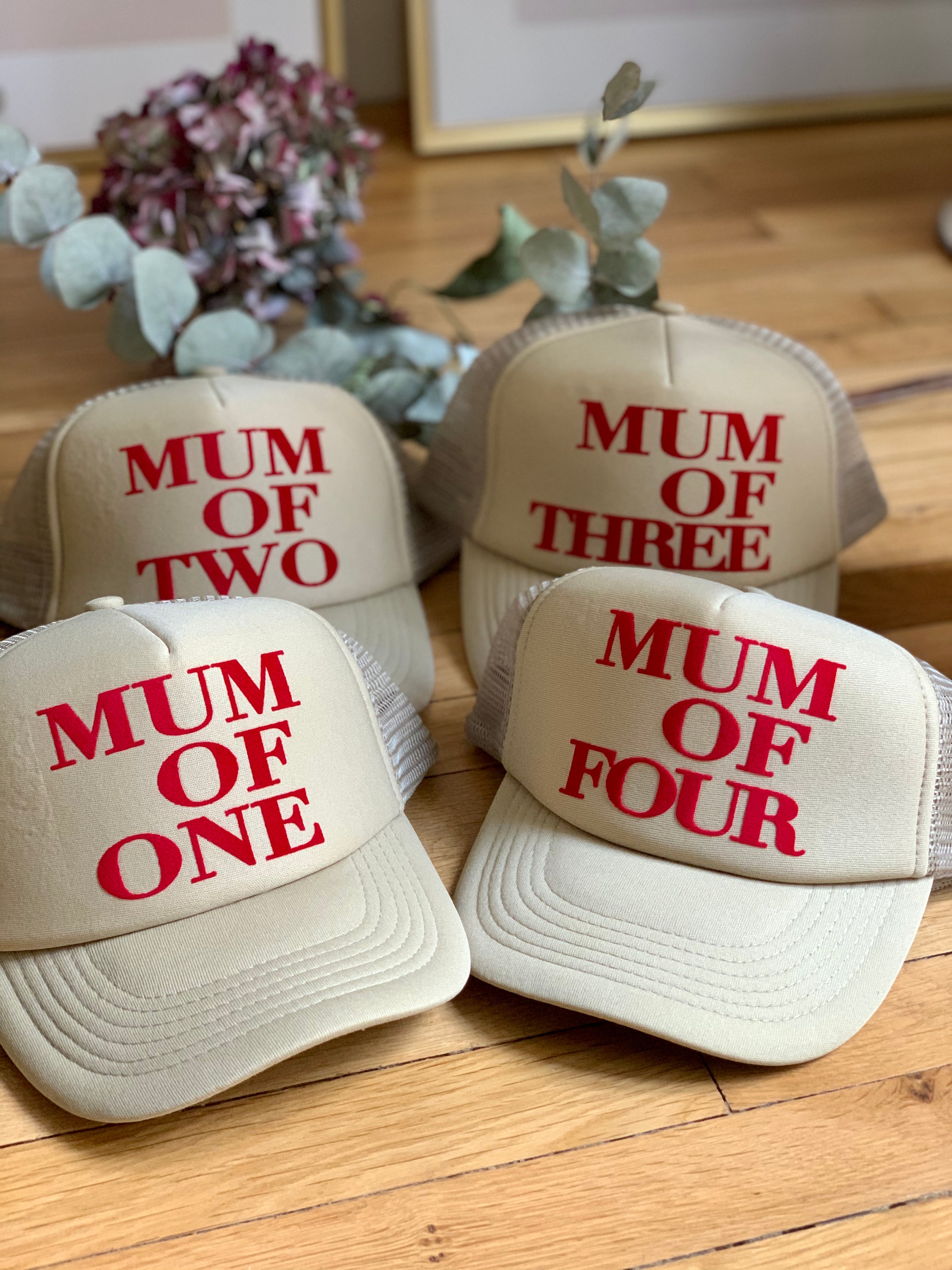 MUM OF CAP - SAND - Available for MUM OF ONE, TWO, THREE...