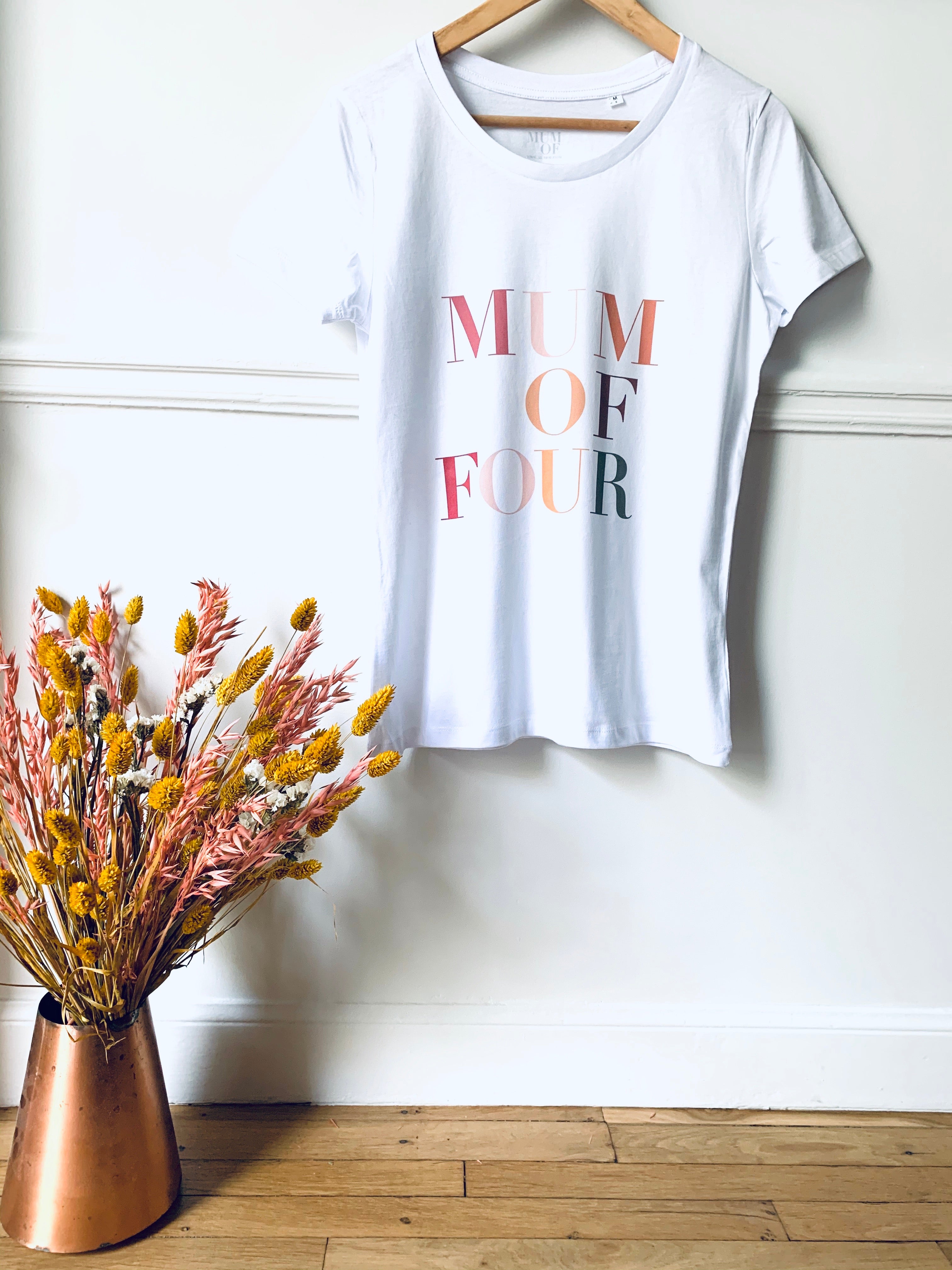 T-SHIRT MUM OF FOUR LIMITED EDITION