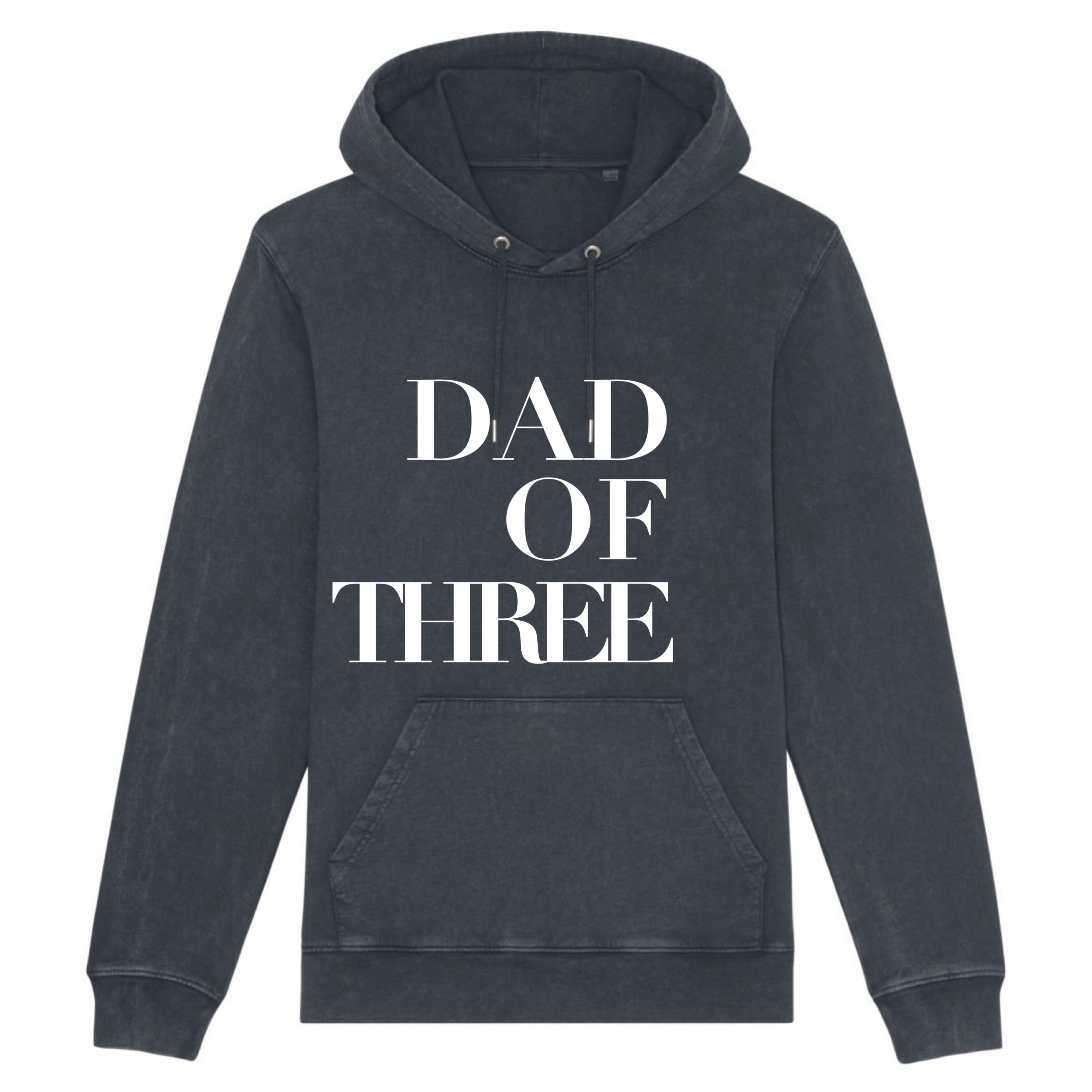 DAD OF VINTAGE CHARCOAL GREY HOODIE