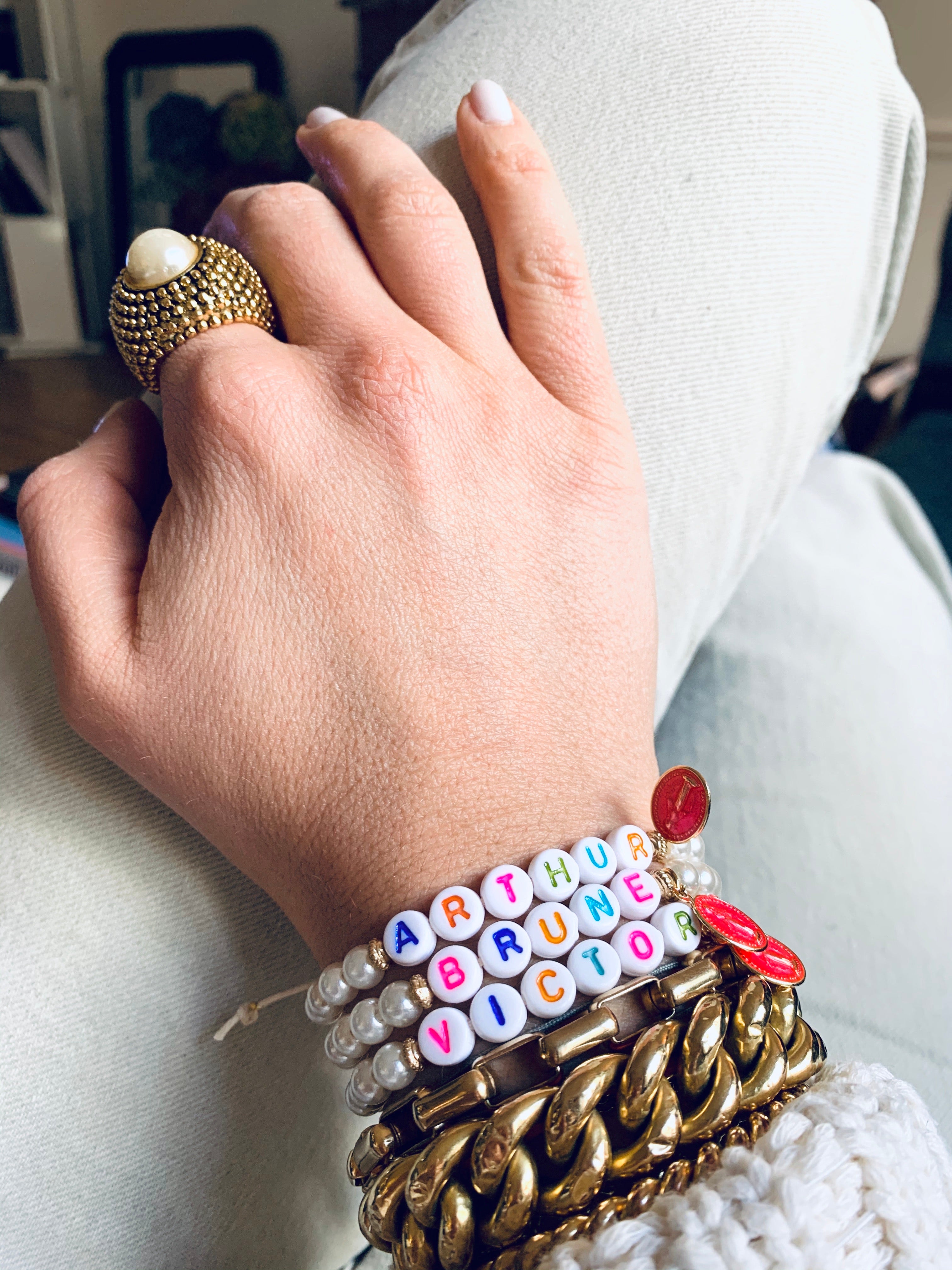 TRIO NAME BRACELET - CUSTOMIZABLE