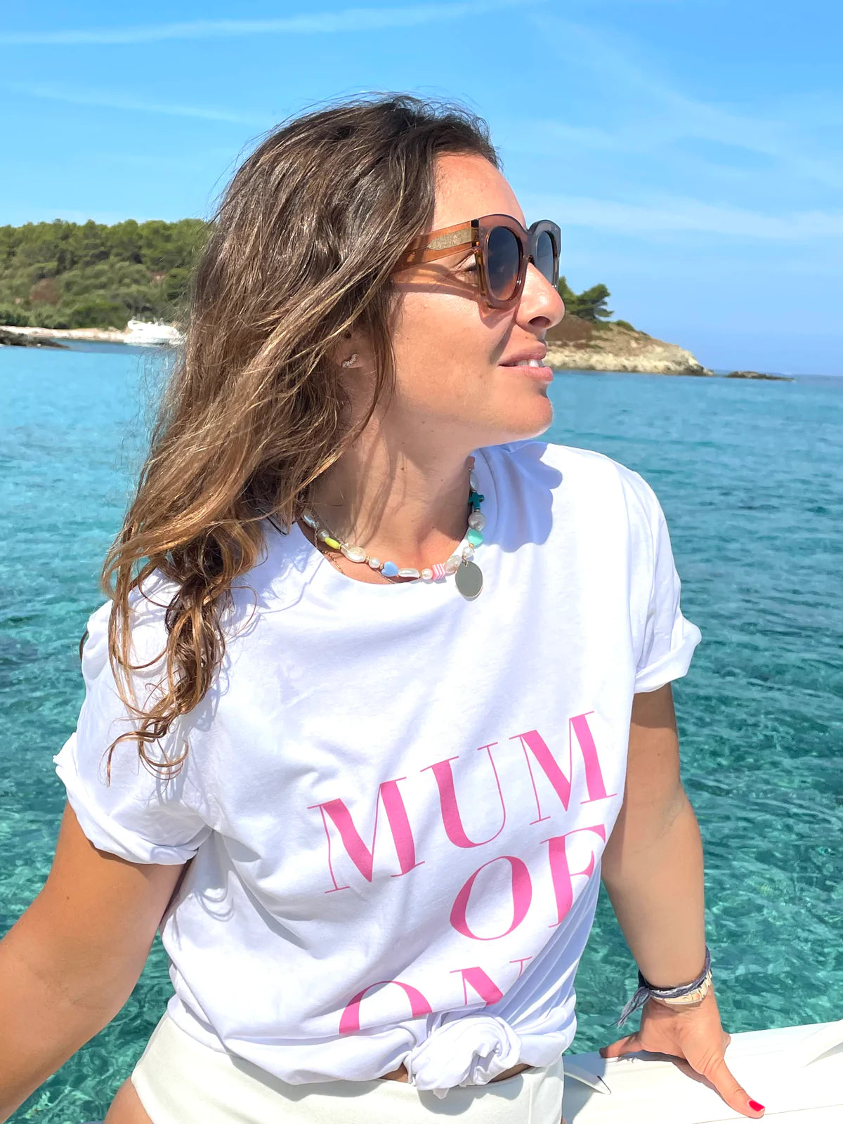 A T Shirt VIE EN ROSE MUM OF TWO