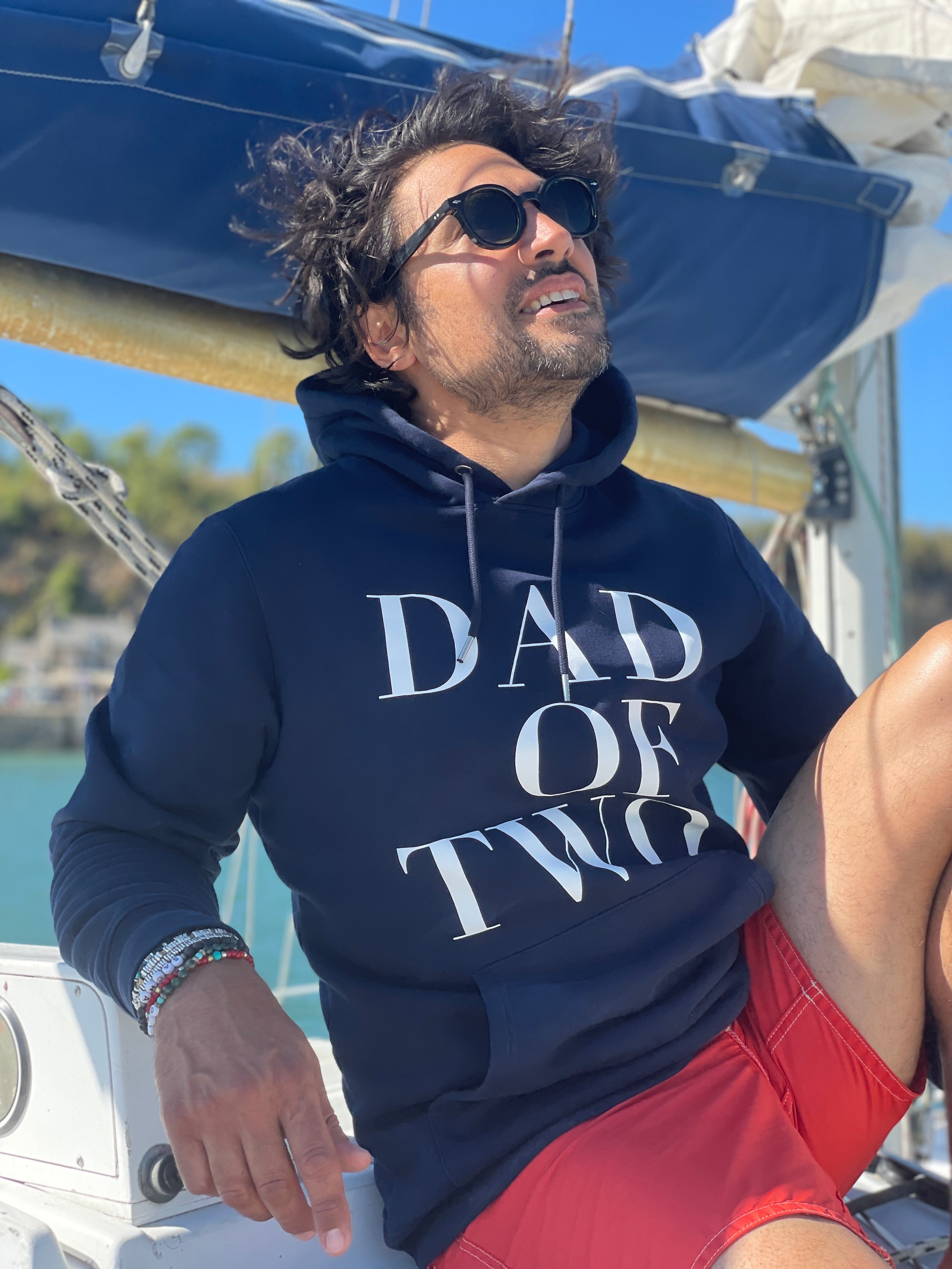 SWEAT-SHIRT À CAPUCHE BLEU MARINE DAD OF