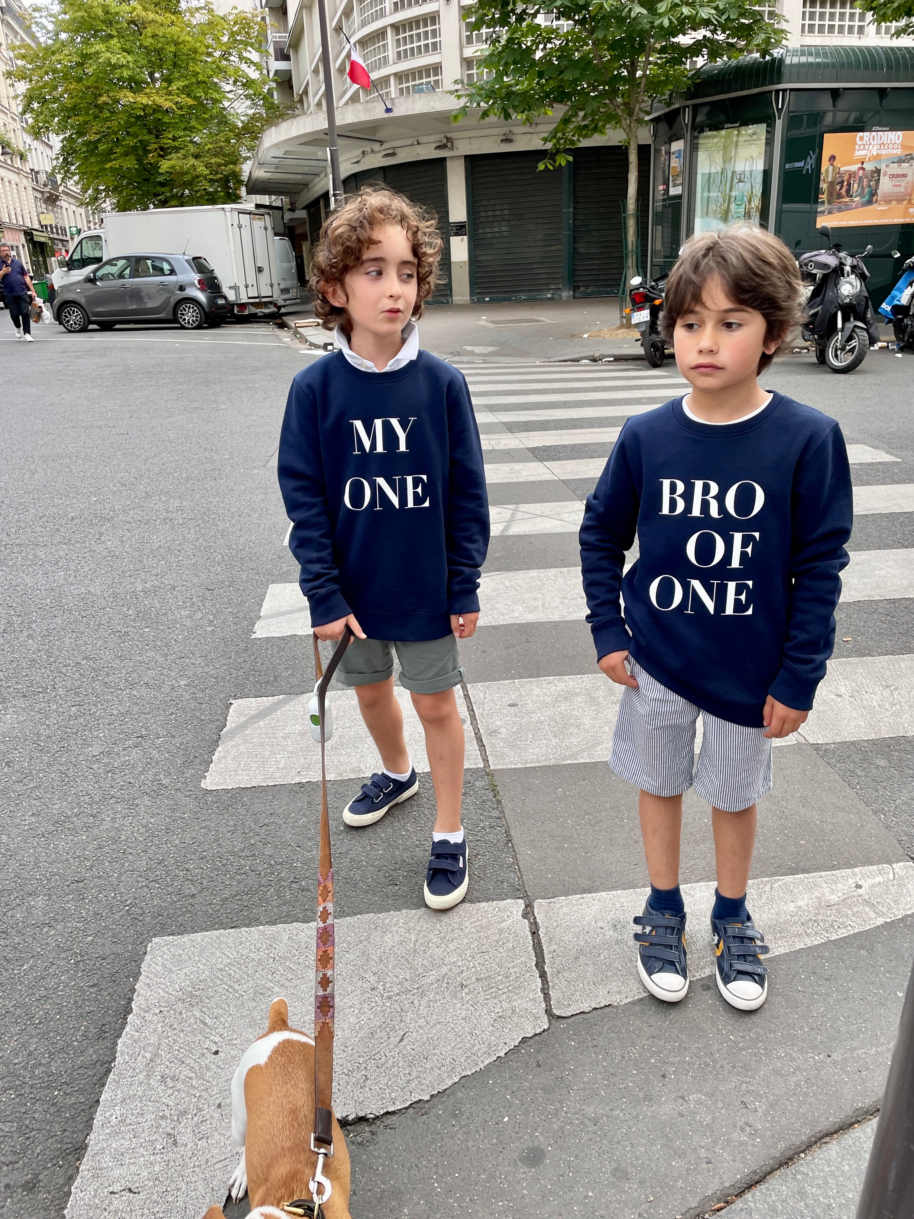 BROTHER OF… HOODIE Red Embroidery