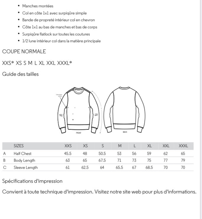 SWEAT-SHIRT IVOIRE DAD OF ONE,TWO, THREE...