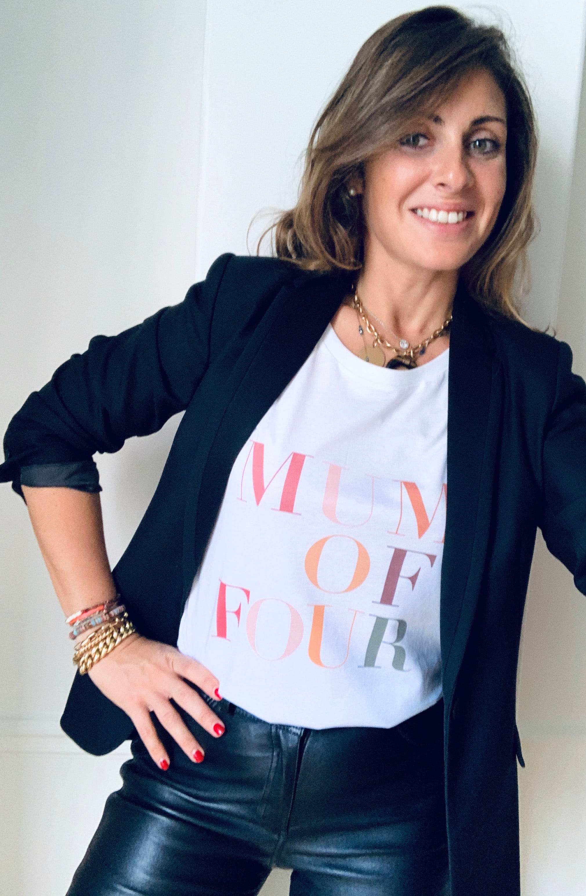 T-SHIRT MUM OF FOUR LIMITED EDITION